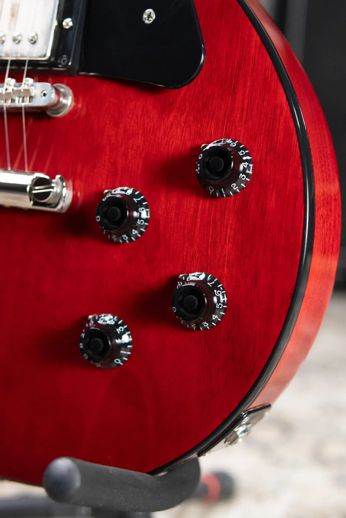Gibson Les Paul Standard 50s Mahogany Top Electric Guitar - Vintage Cherry with Hardshell Case - Demo