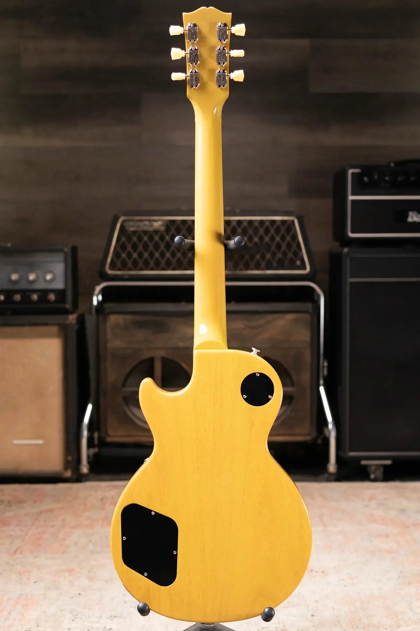 Gibson Les Paul Standard 50s Mahogany Top - TV Yellow with Hardshell Case