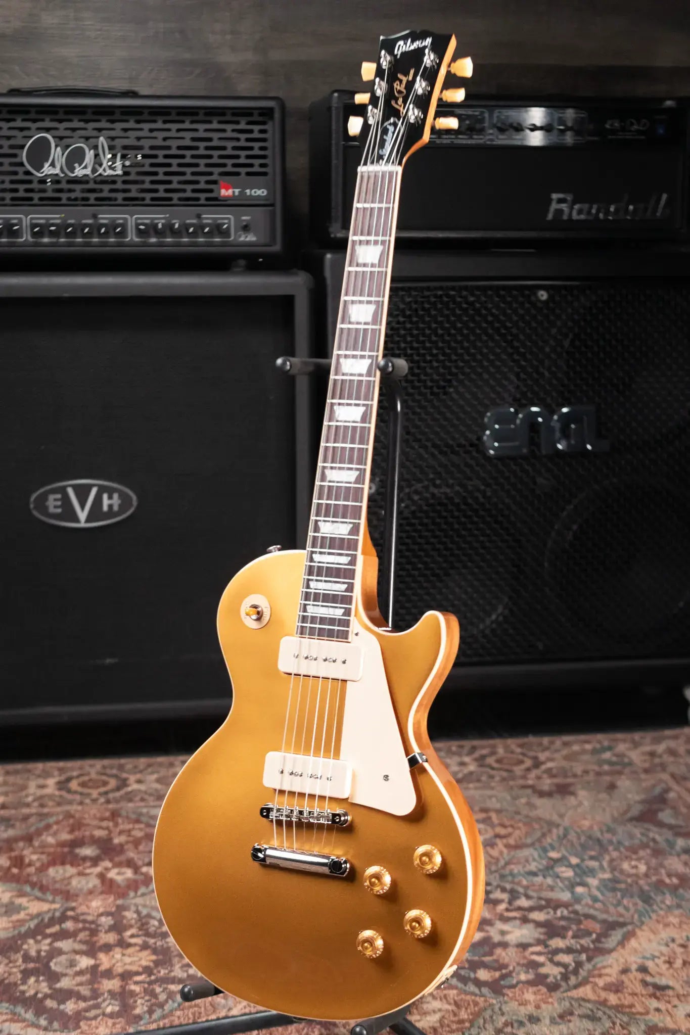 Gibson Les Paul Standard '50s P-90 Electric Guitar - Gold Top with Hardshell Case