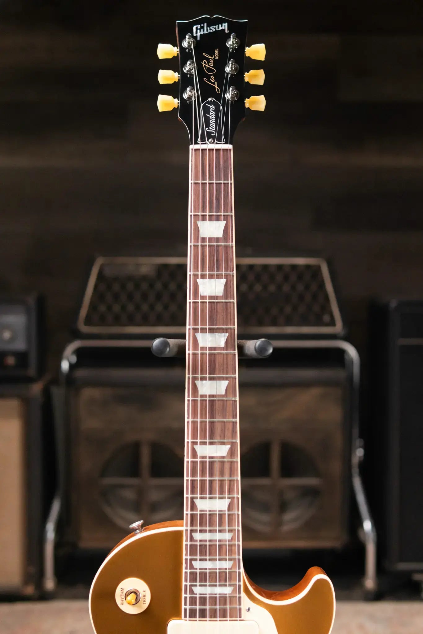 Gibson Les Paul Standard '50s P-90 Electric Guitar - Goldtop with Hardshell Case