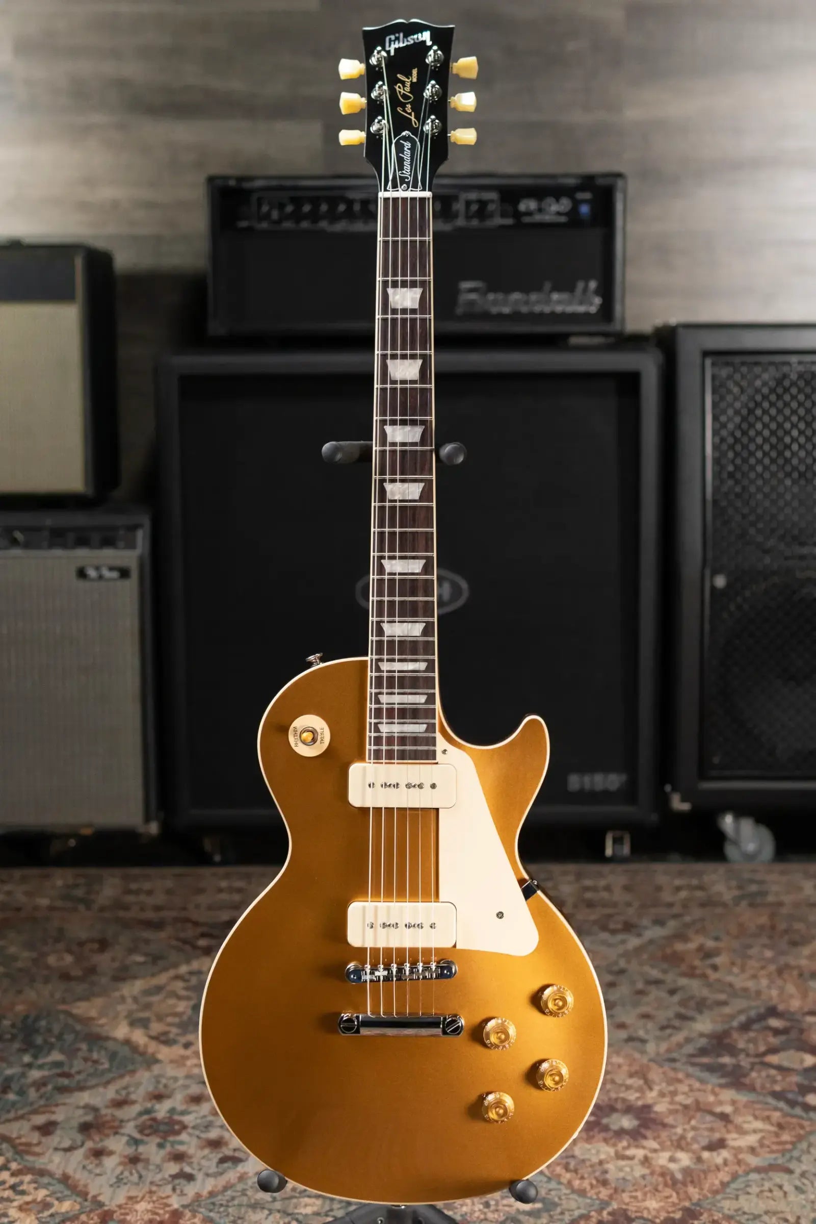 Gibson Les Paul Standard '50s P-90 Electric Guitar - Goldtop with Hardshell Case