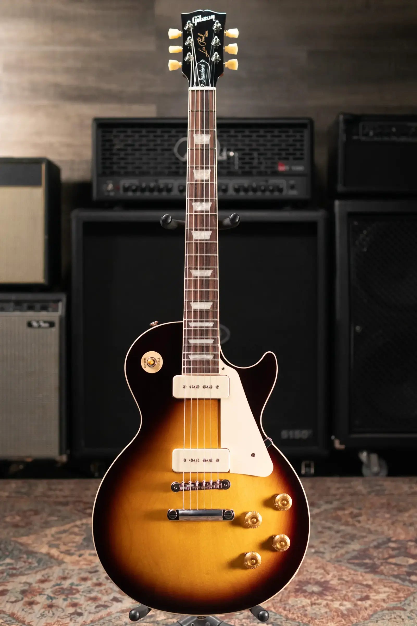 Gibson Les Paul Standard '50s P-90 Electric Guitar - Tobacco Burst with Hardshell Case