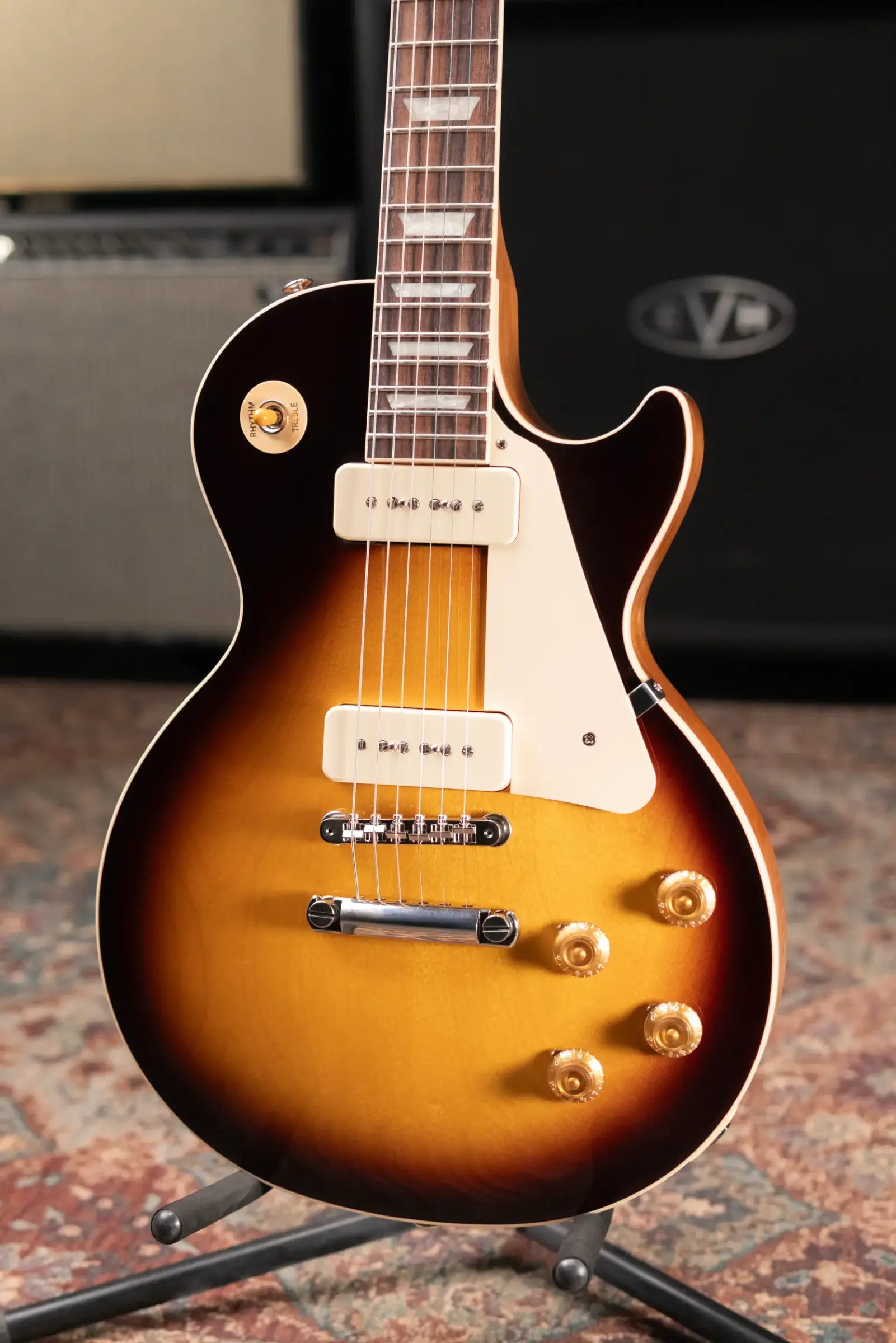 Gibson Les Paul Standard '50s P-90 Electric Guitar - Tobacco Burst with Hardshell Case