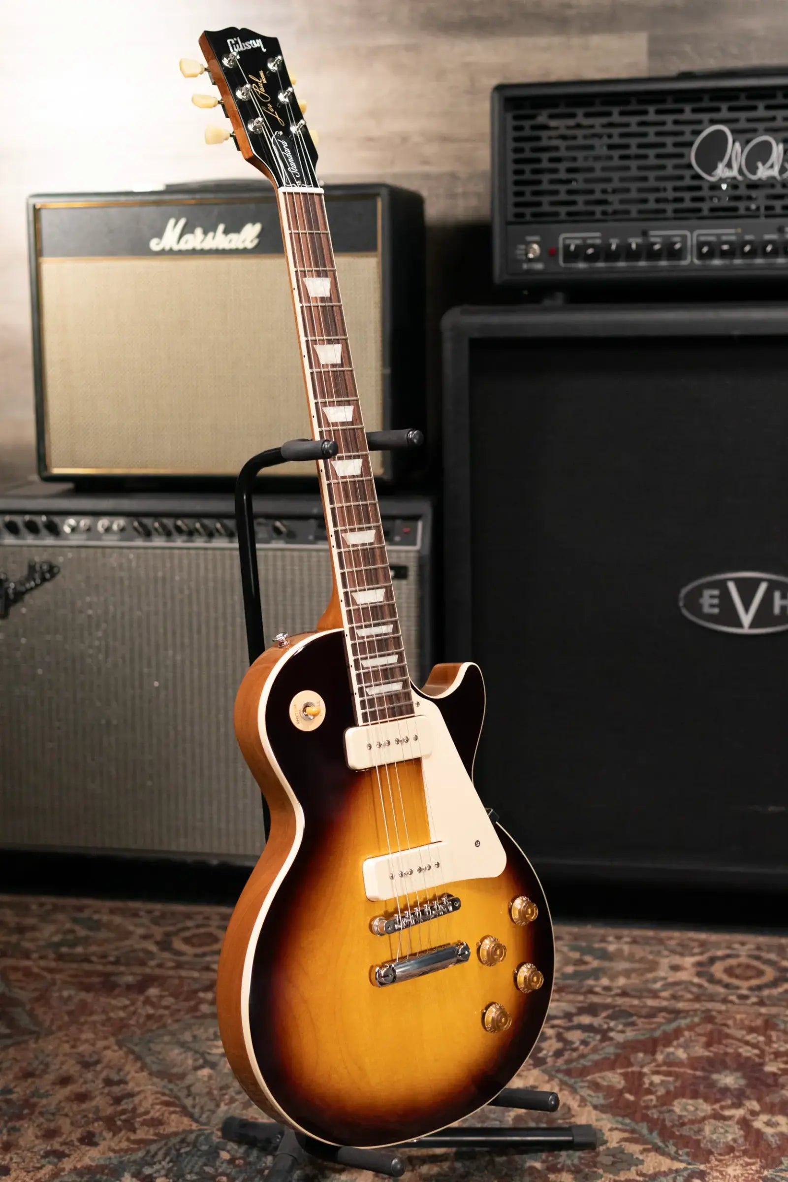 Gibson Les Paul Standard '50s P-90 Electric Guitar - Tobacco Burst with Hardshell Case