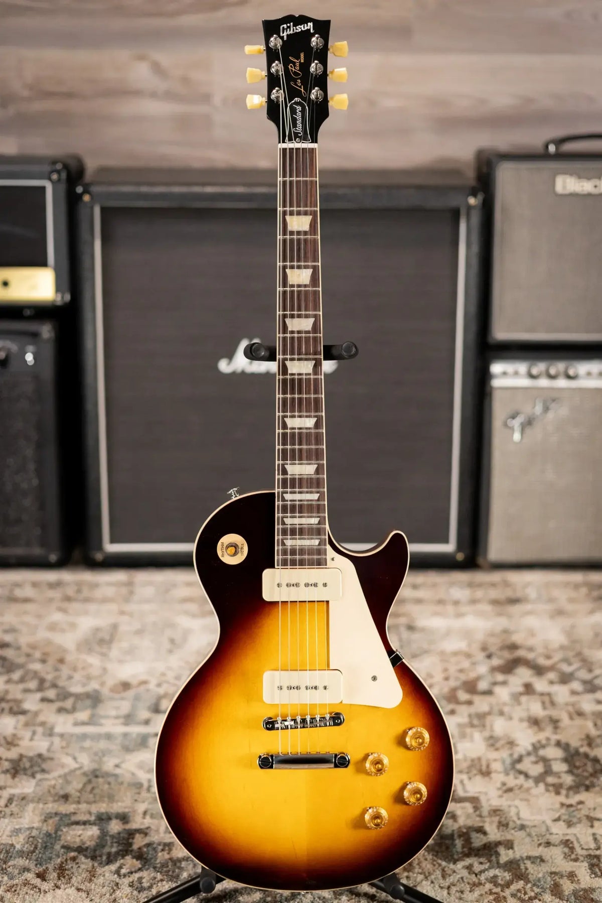 Gibson Les Paul Standard '50s P-90 Electric Guitar - Tobacco Burst with Hardshell Case