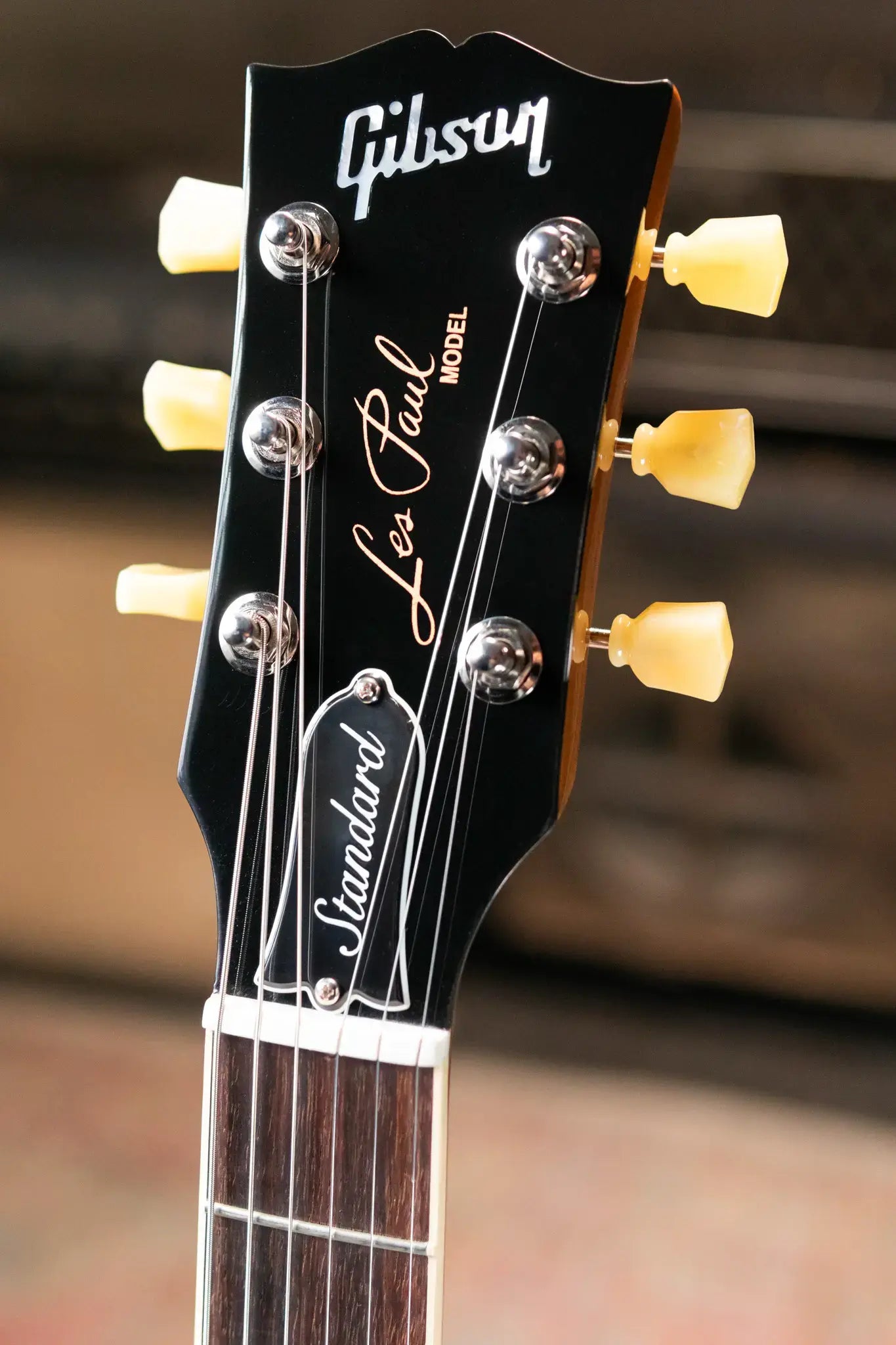 Gibson Les Paul Standard 50s Plain Top Electric Guitar - Ebony Top with Hardshell Case