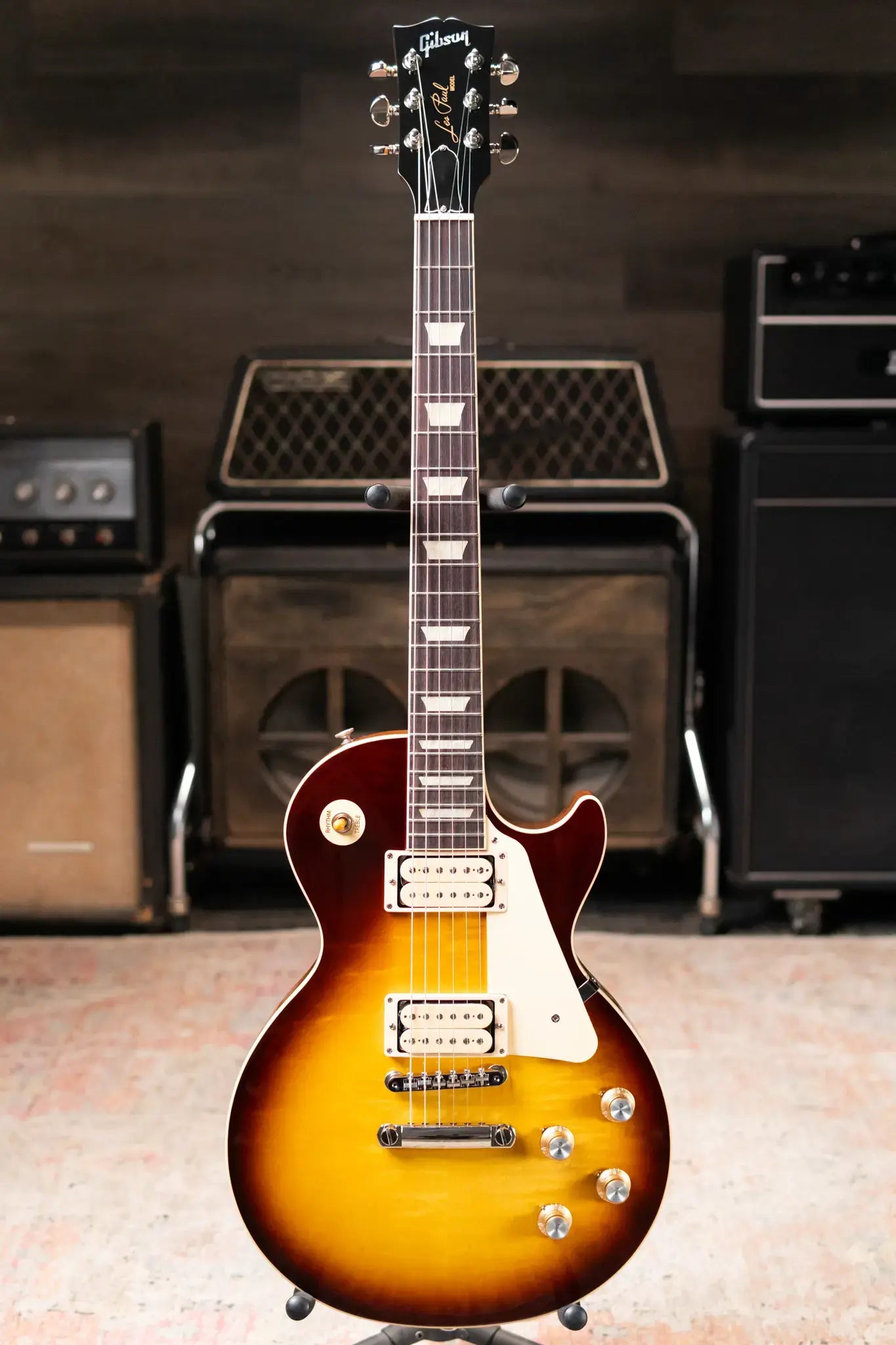 Gibson Les Paul Standard 60s Double Trouble (1 of 500) Electric Guitar - Vintage Tobacco Burst with Hardshell Case