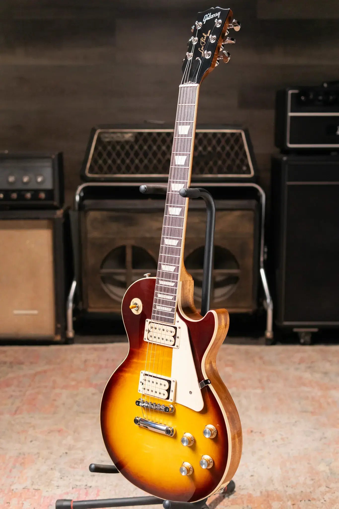 Gibson Les Paul Standard 60s Double Trouble (1 of 500) Electric Guitar - Vintage Tobacco Burst with Hardshell Case
