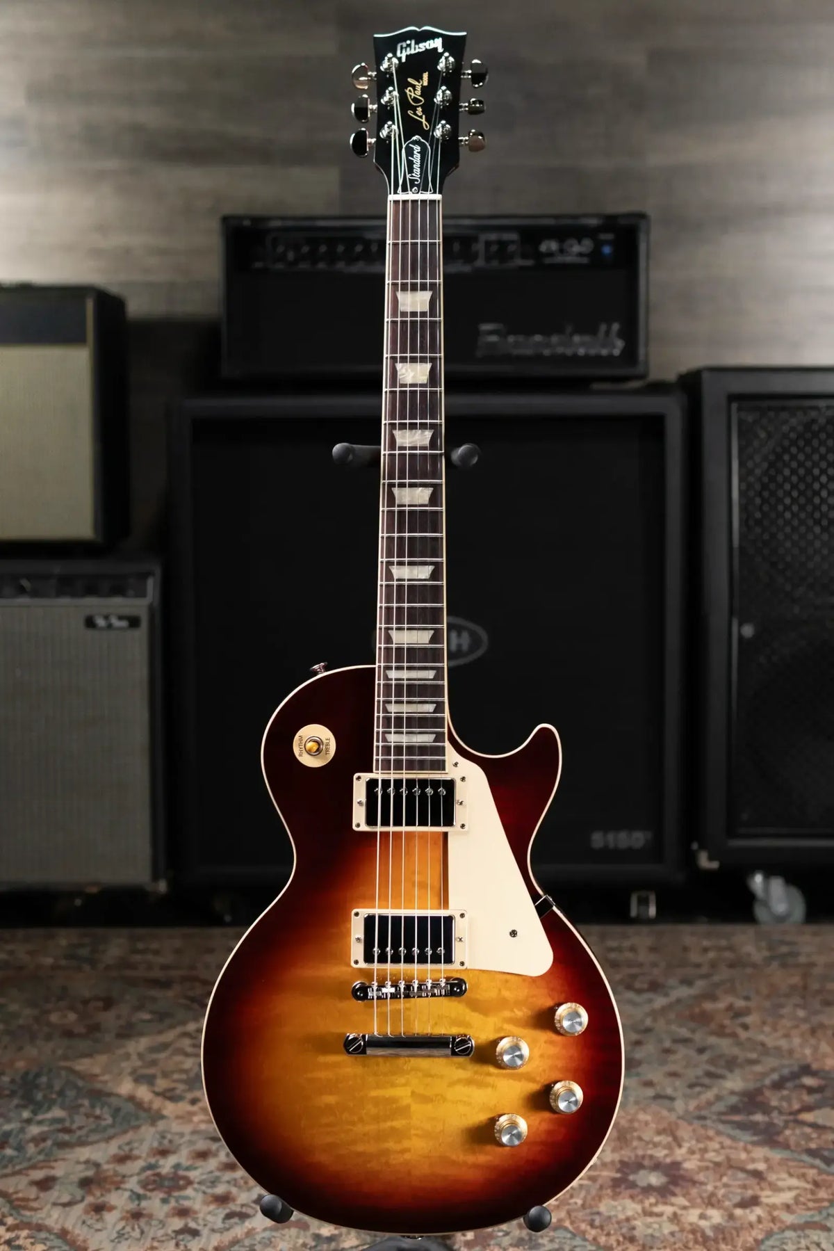 Gibson Les Paul Standard '60s Electric Guitar - Bourbon Burst with Hardshell Case