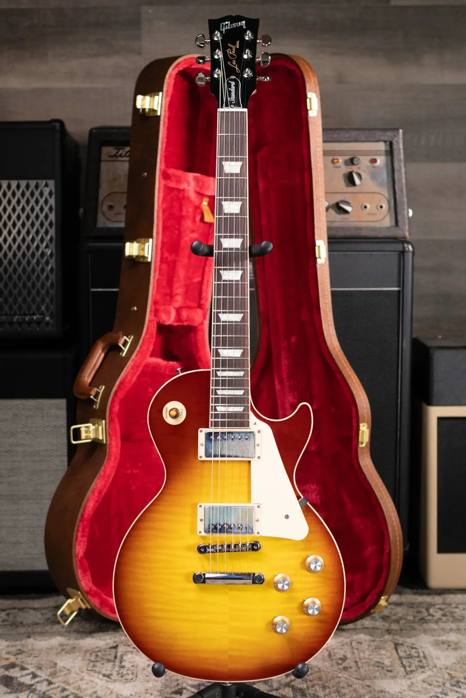 Gibson Les Paul Standard '60s Electric Guitar - Iced Tea with Hardshell Case
