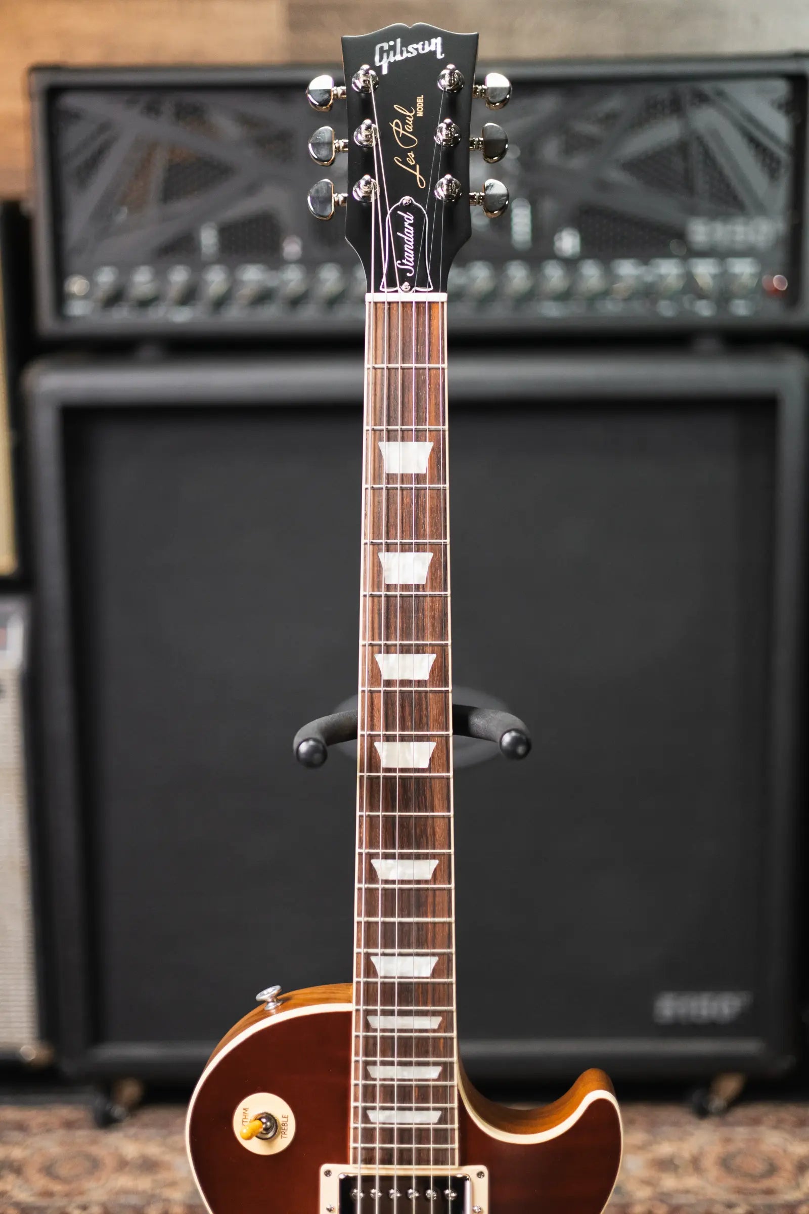 Gibson Les Paul Standard 60s Faded Electric Guitar - Vintage Bourbon Burst with Hardshell Case