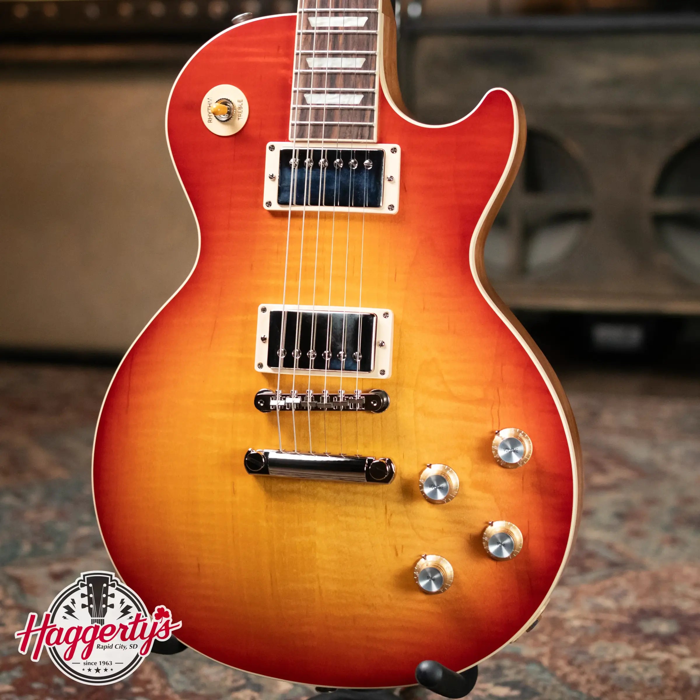 Gibson Les Paul Standard 60s Faded - Vintage Cherry Sunburst with Hardshell Case