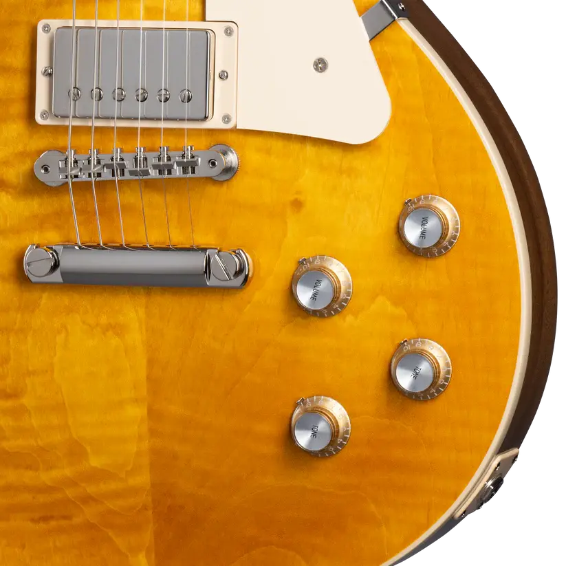Gibson Les Paul Standard '60s Figured Top Electric Guitar - Honey Amber with Hardshell Case