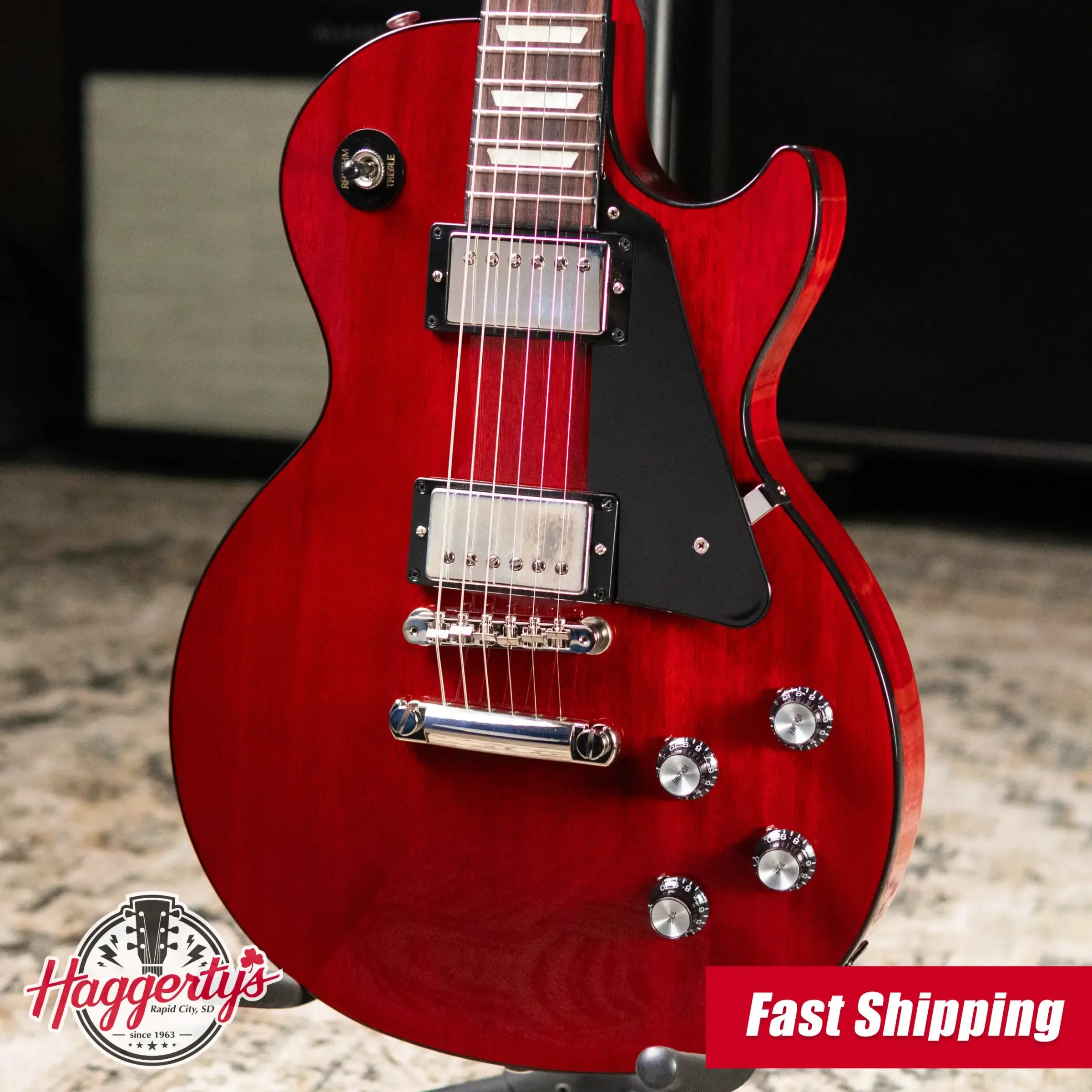 Gibson Les Paul Standard 60s Mahogany Top Electric Guitar - Vintage Cherry with Hardshell Case