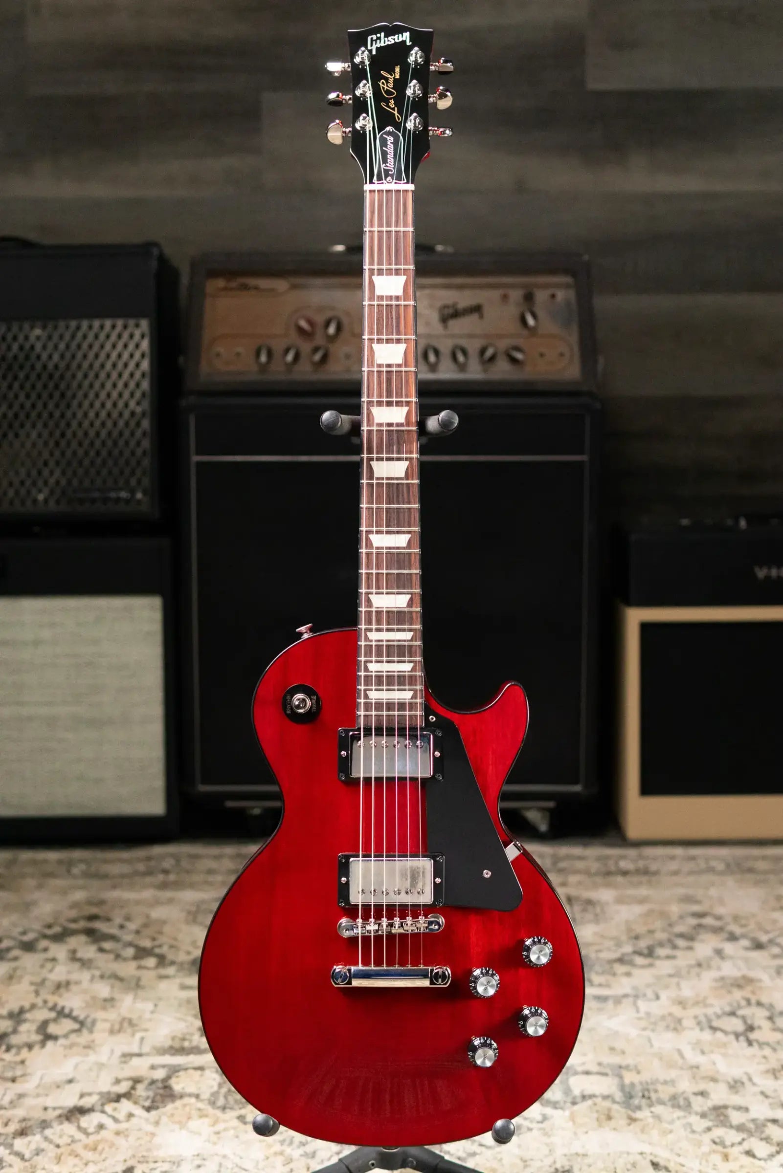 Gibson Les Paul Standard 60s Mahogany Top Electric Guitar - Vintage Cherry with Hardshell Case