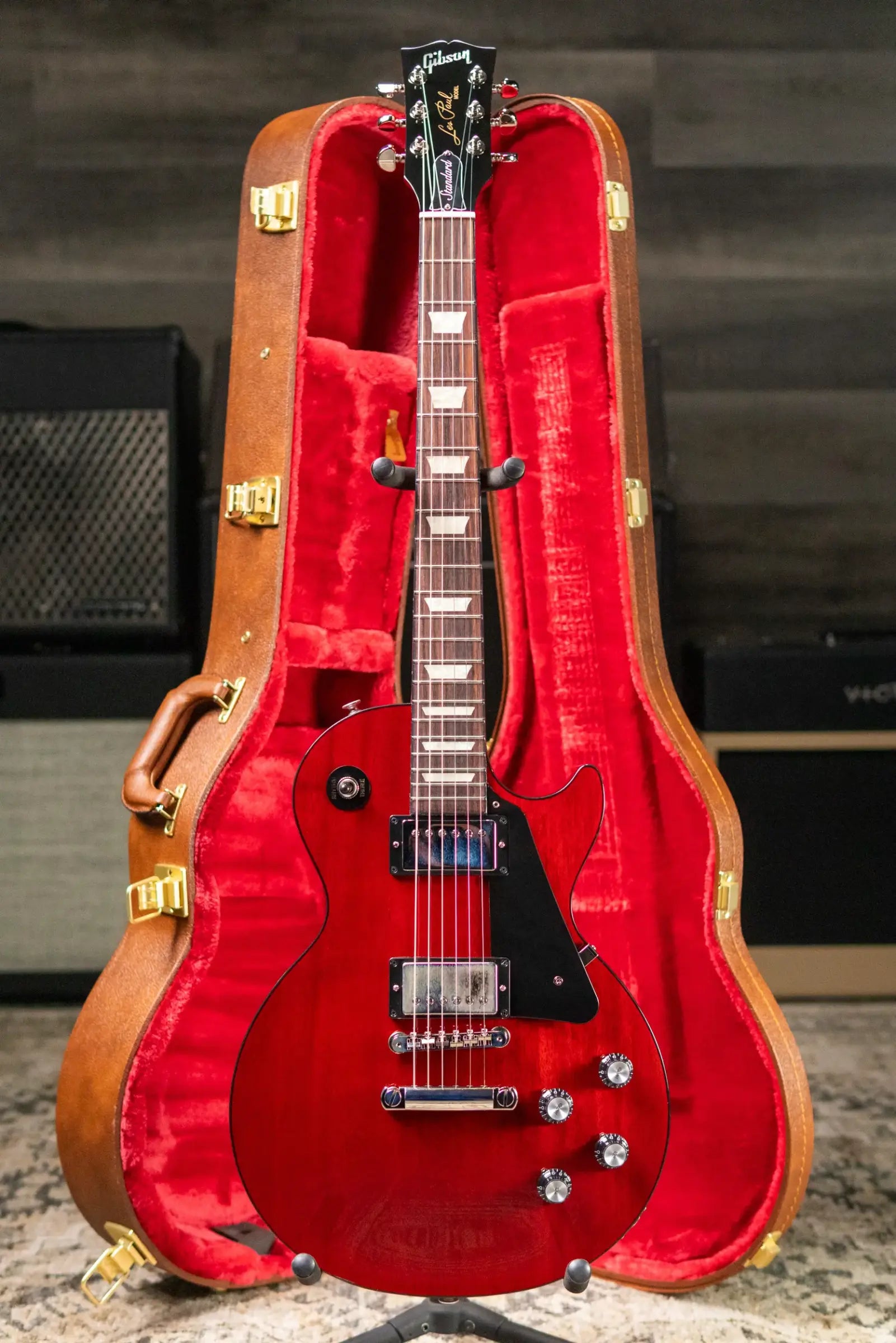 Gibson Les Paul Standard 60s Mahogany Top Electric Guitar - Vintage Cherry with Hardshell Case