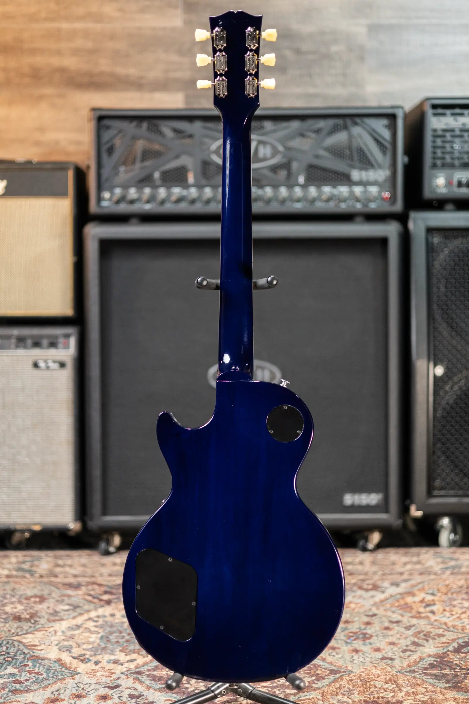 Gibson Les Paul Studio Electric Guitar - Blueberry Burst with Gig Bag