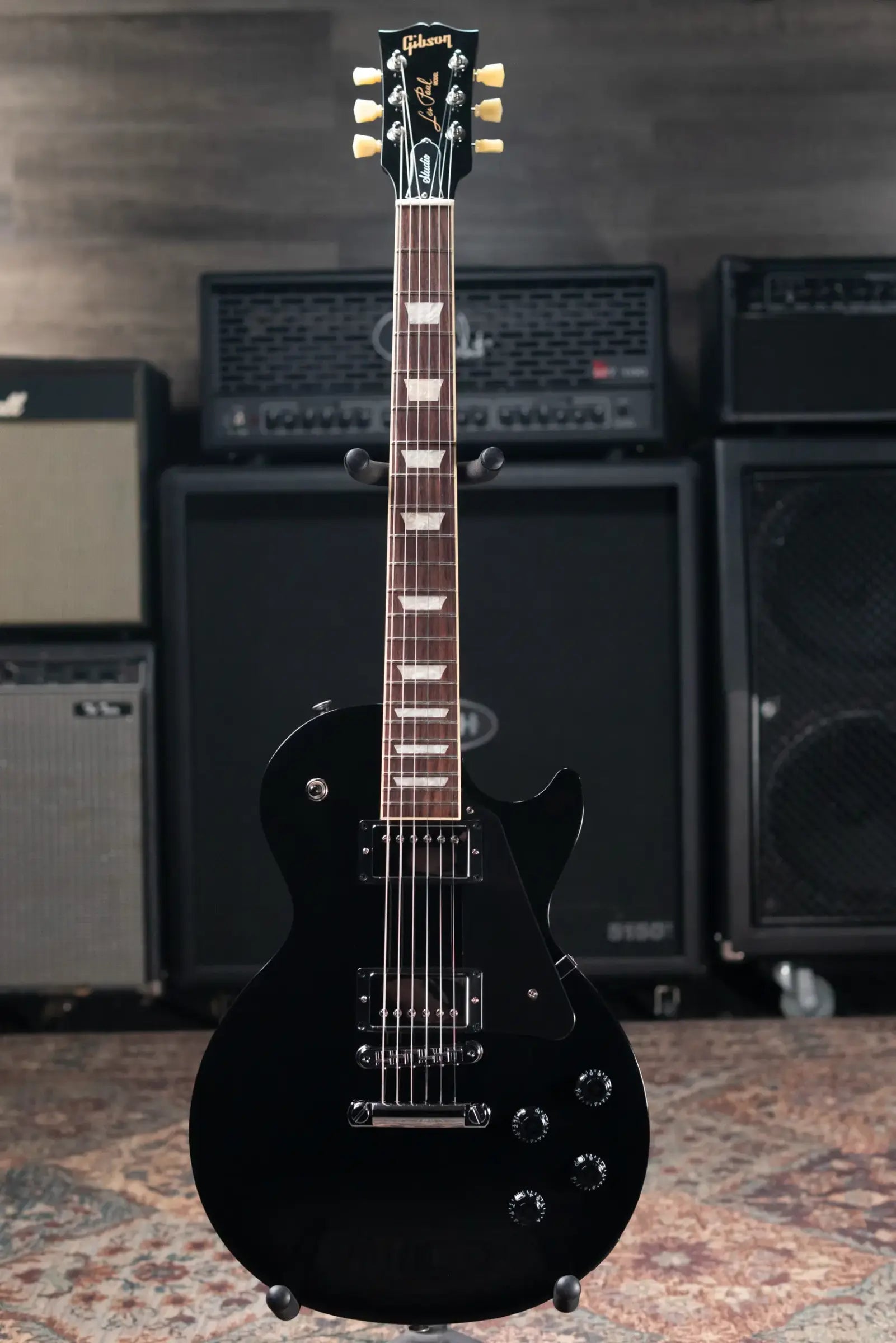 Gibson Les Paul Studio Electric Guitar Ebony with Gig Bag - Floor Model