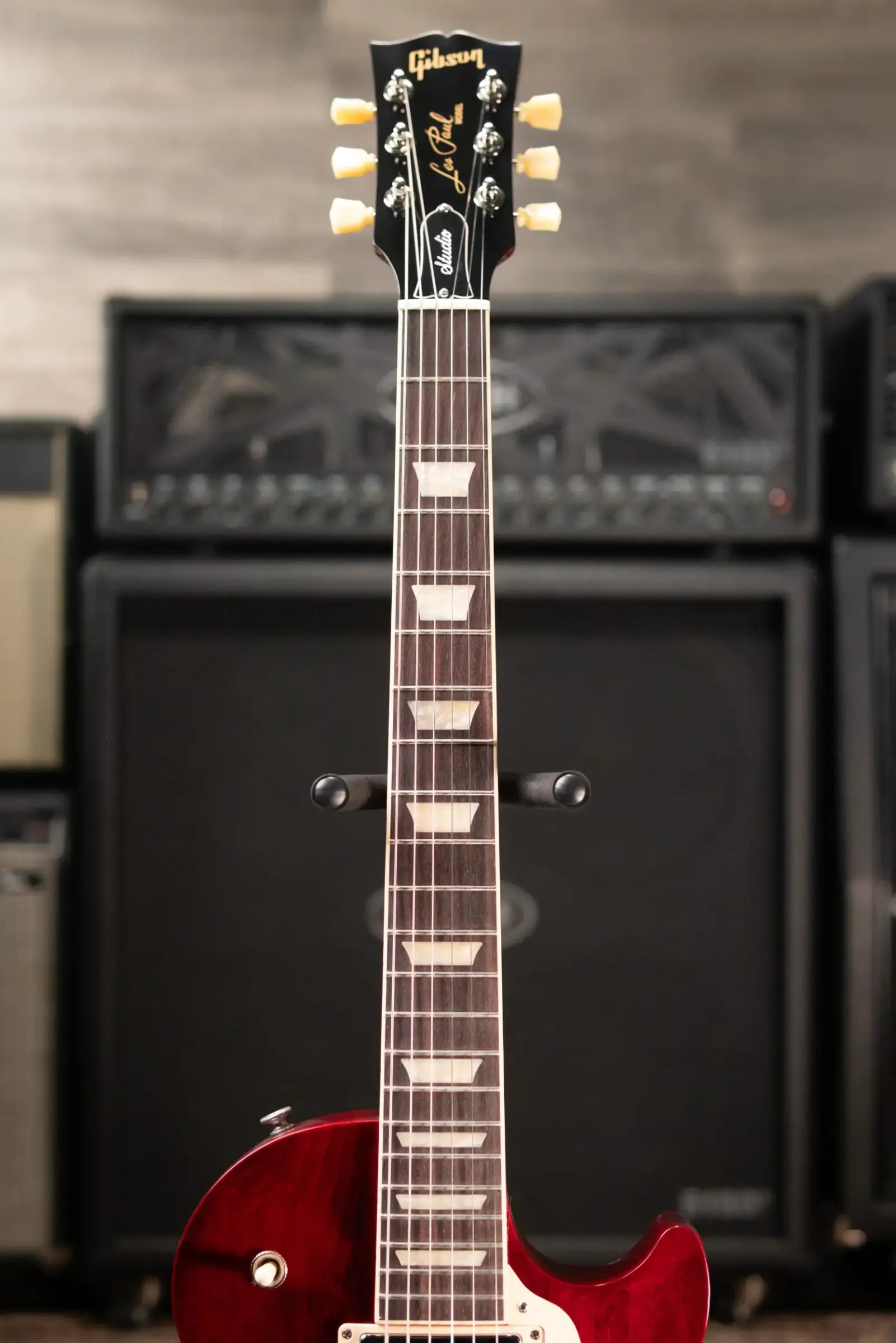Gibson Les Paul Studio Electric Guitar - Wine Red with Gig Bag