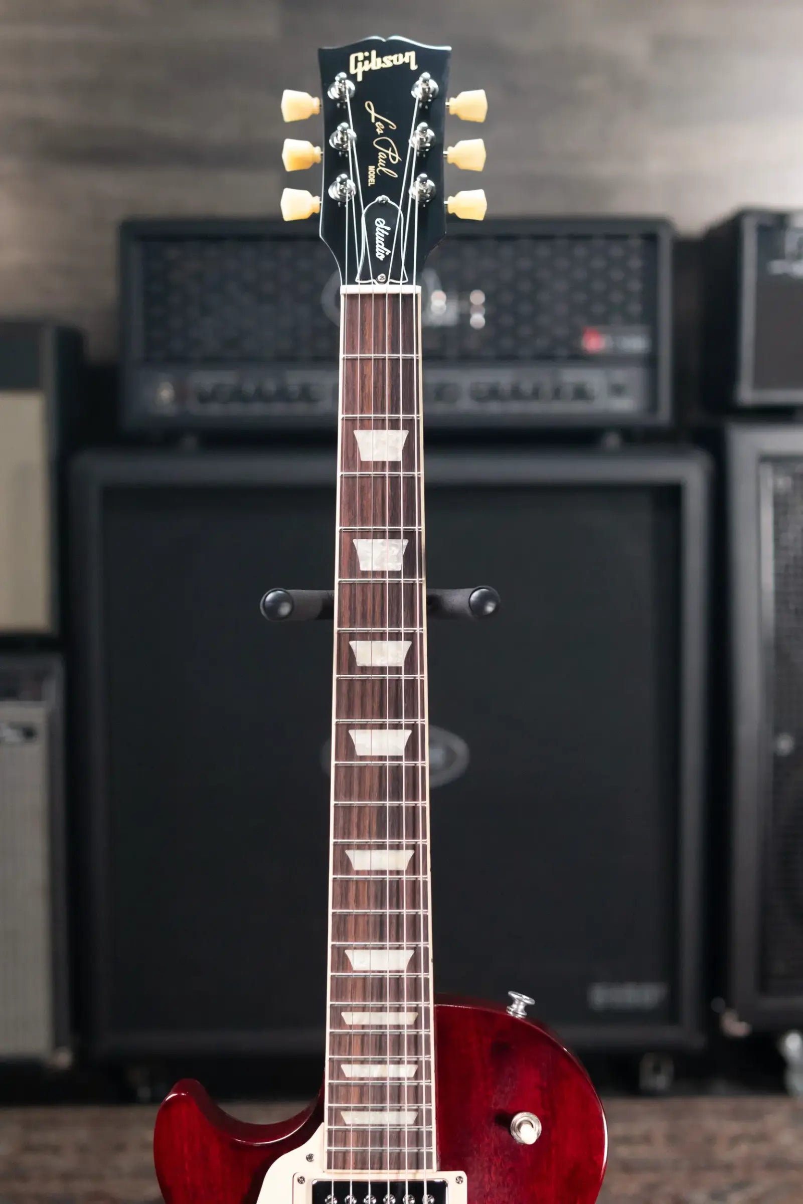 Gibson Les Paul Studio Left-Handed Electric Guitar - Wine Red with Gig Bag