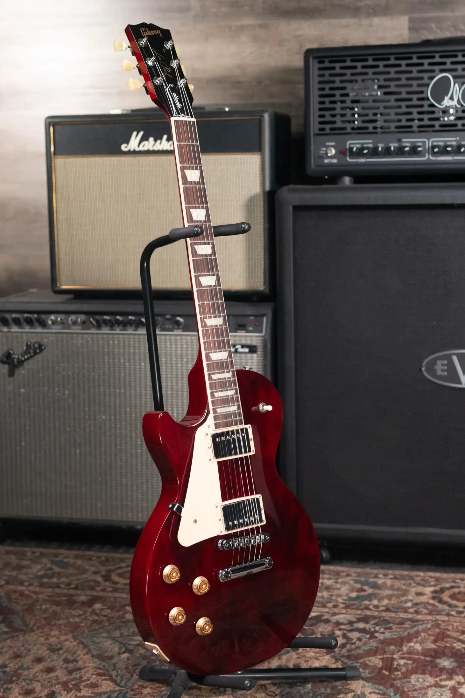 Gibson Les Paul Studio Left-Handed Electric Guitar - Wine Red with Gig Bag