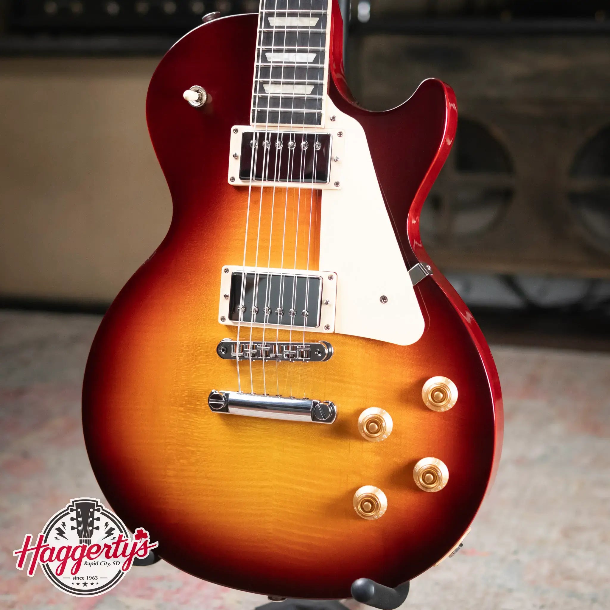 Gibson Les Paul Studio Session Electric Guitar - Bourbon Burst with Gig Bag