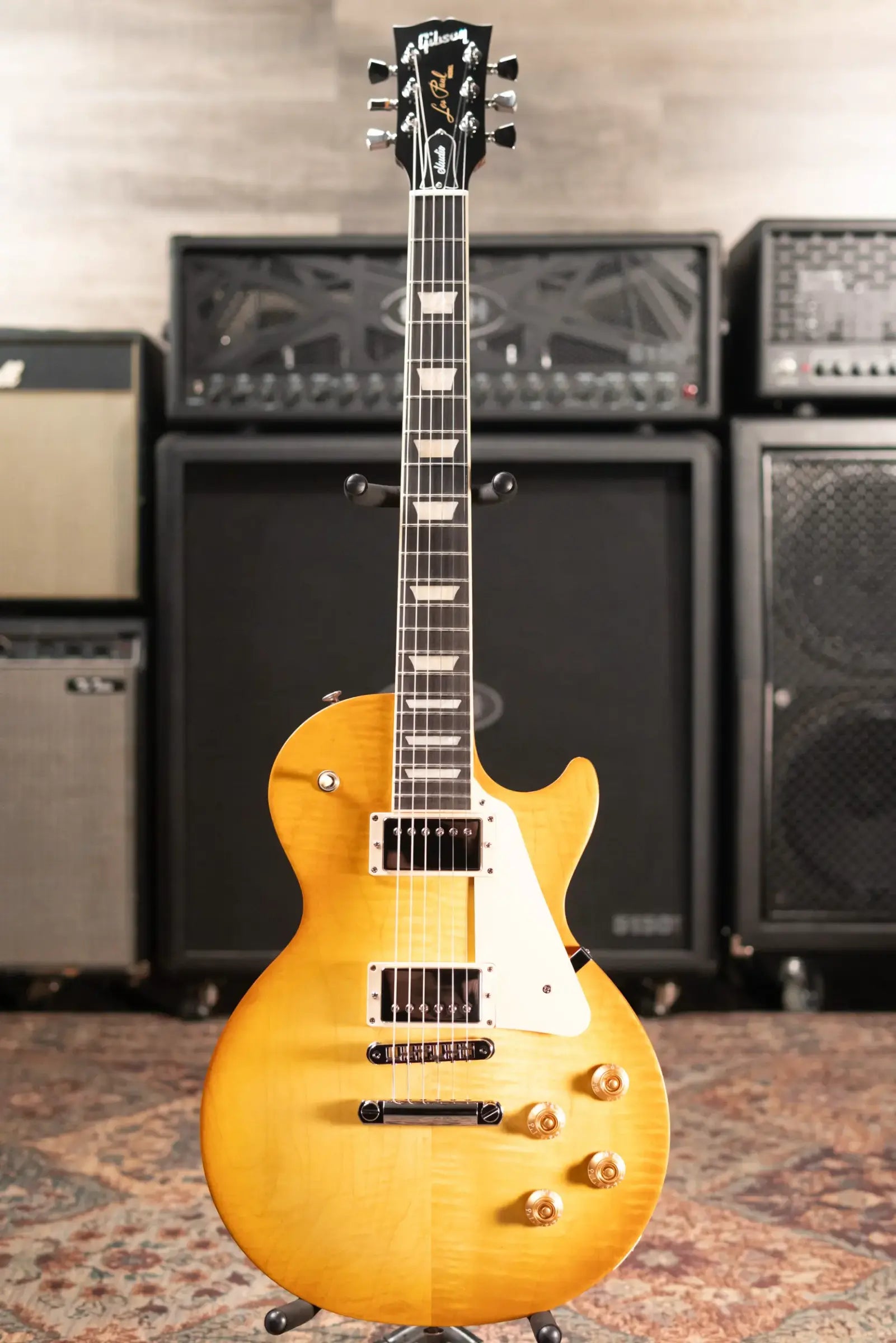 Gibson Les Paul Studio Session Electric Guitar - Honeyburst with Gig Bag