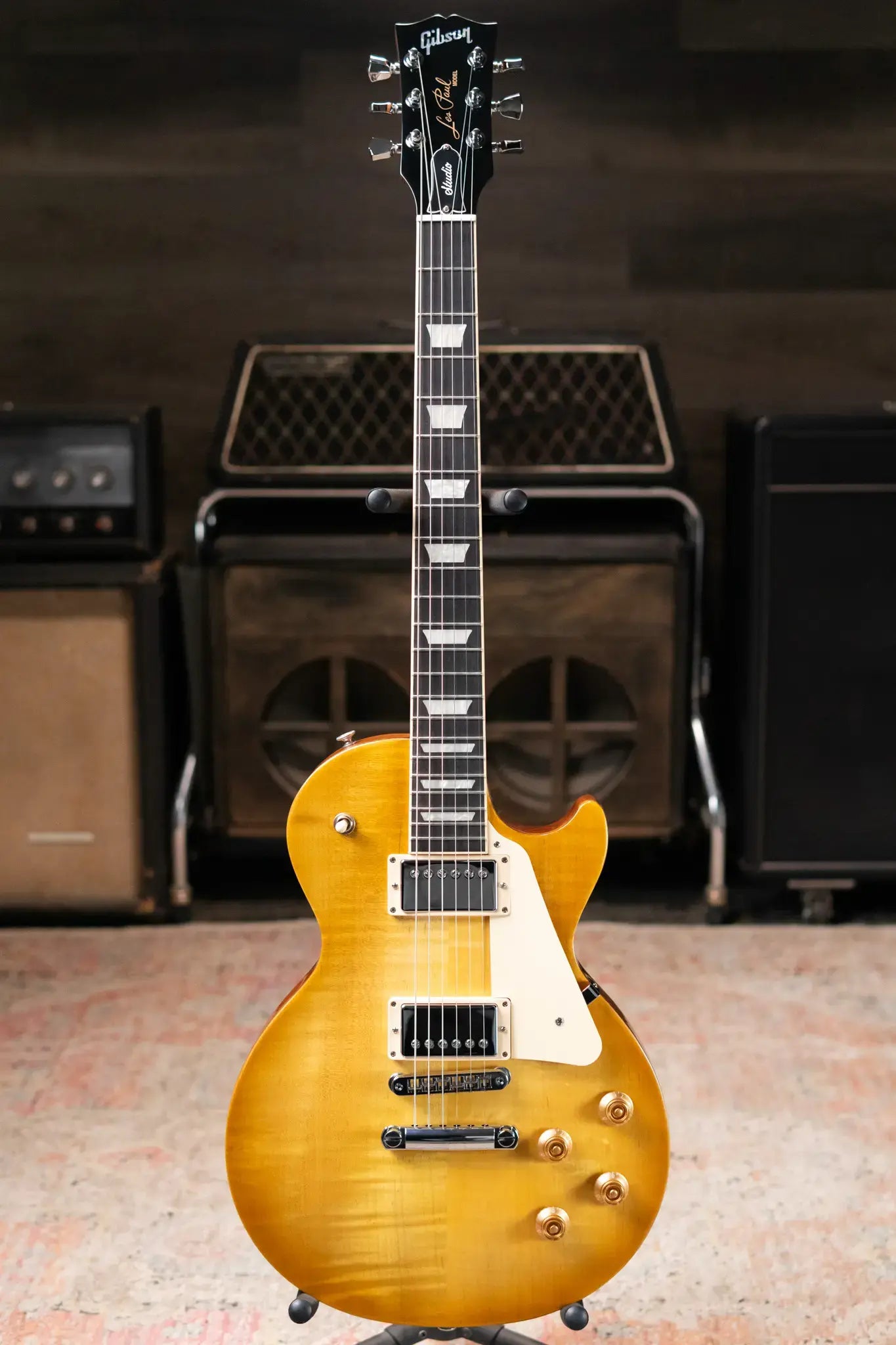 Gibson Les Paul Studio Session Electric Guitar - Honeyburst with Gig Bag