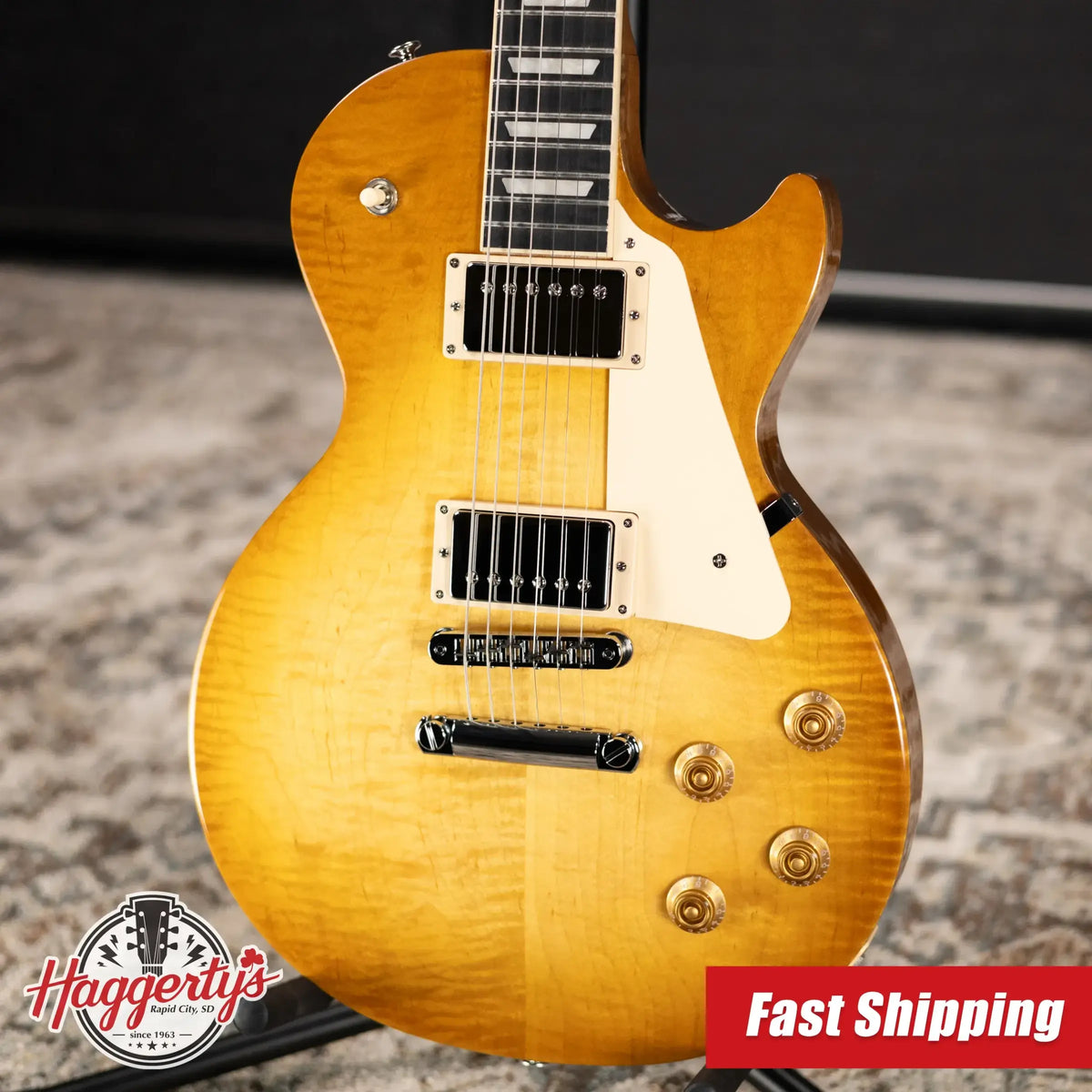 Gibson Les Paul Studio Session Electric Guitar - Honeyburst with Gig Bag