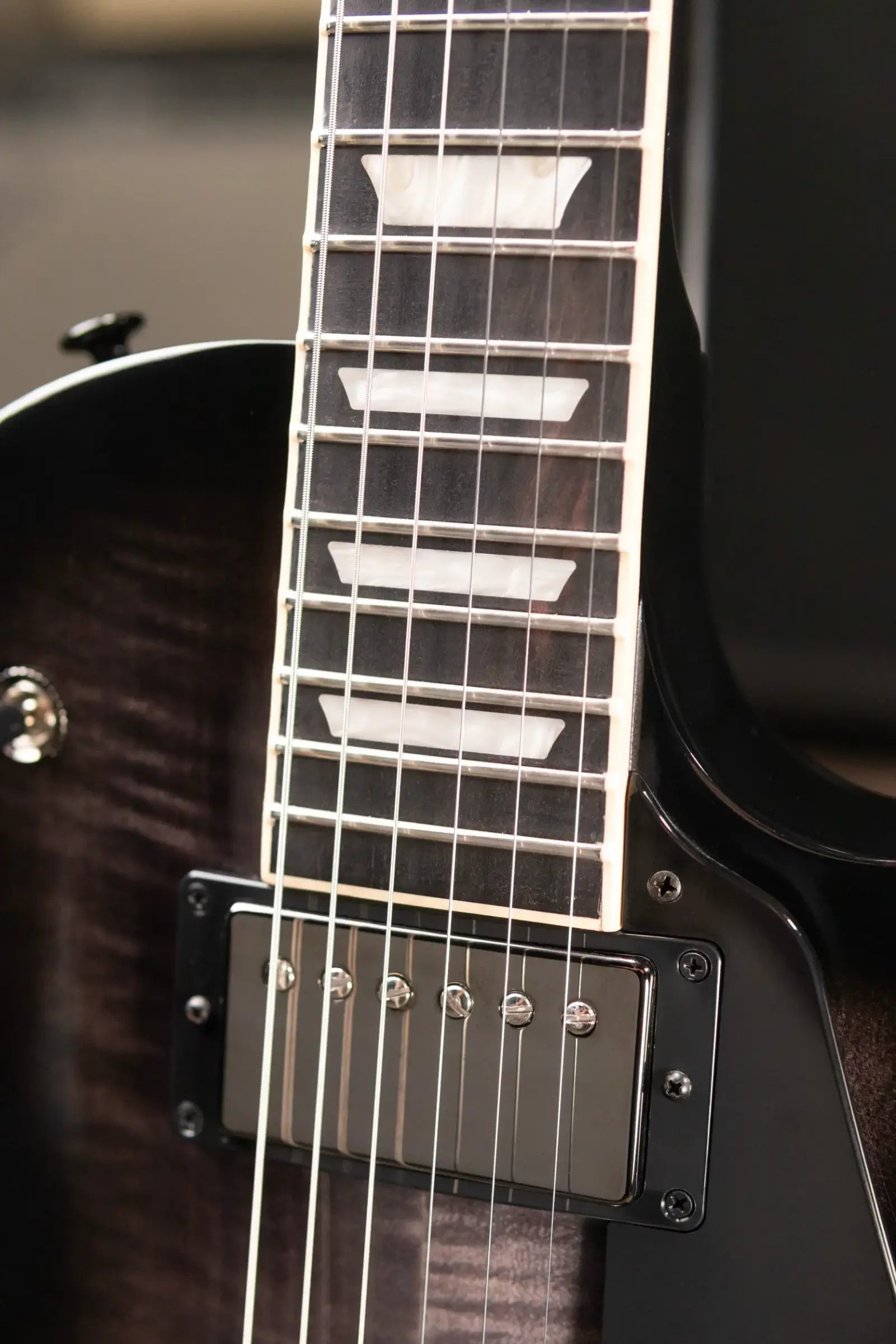 Gibson Les Paul Studio Session Electric Guitar - Translucent Ebony Burst with Gig Bag