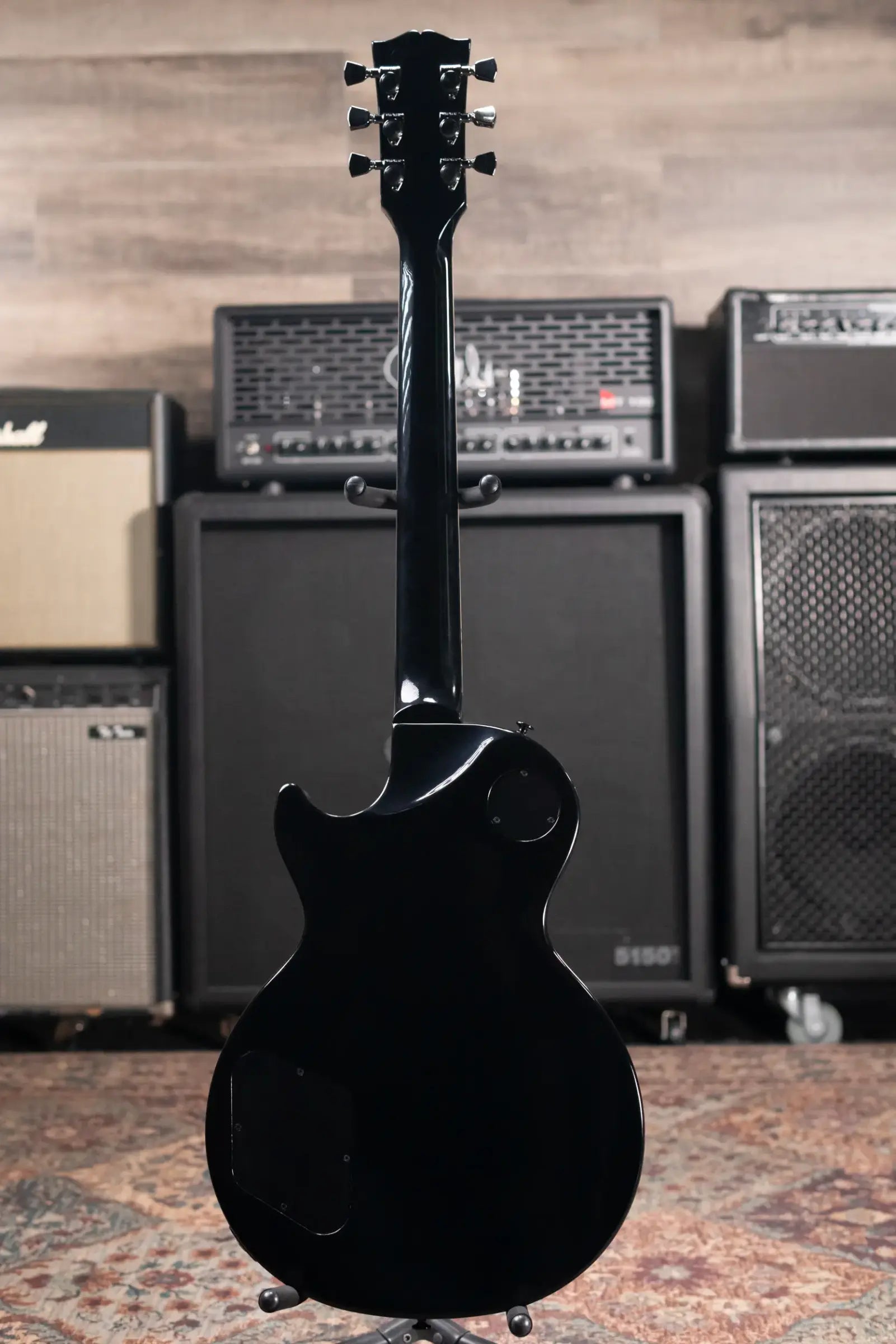 Gibson Les Paul Studio Session Electric Guitar - Translucent Ebony Burst with Gig Bag