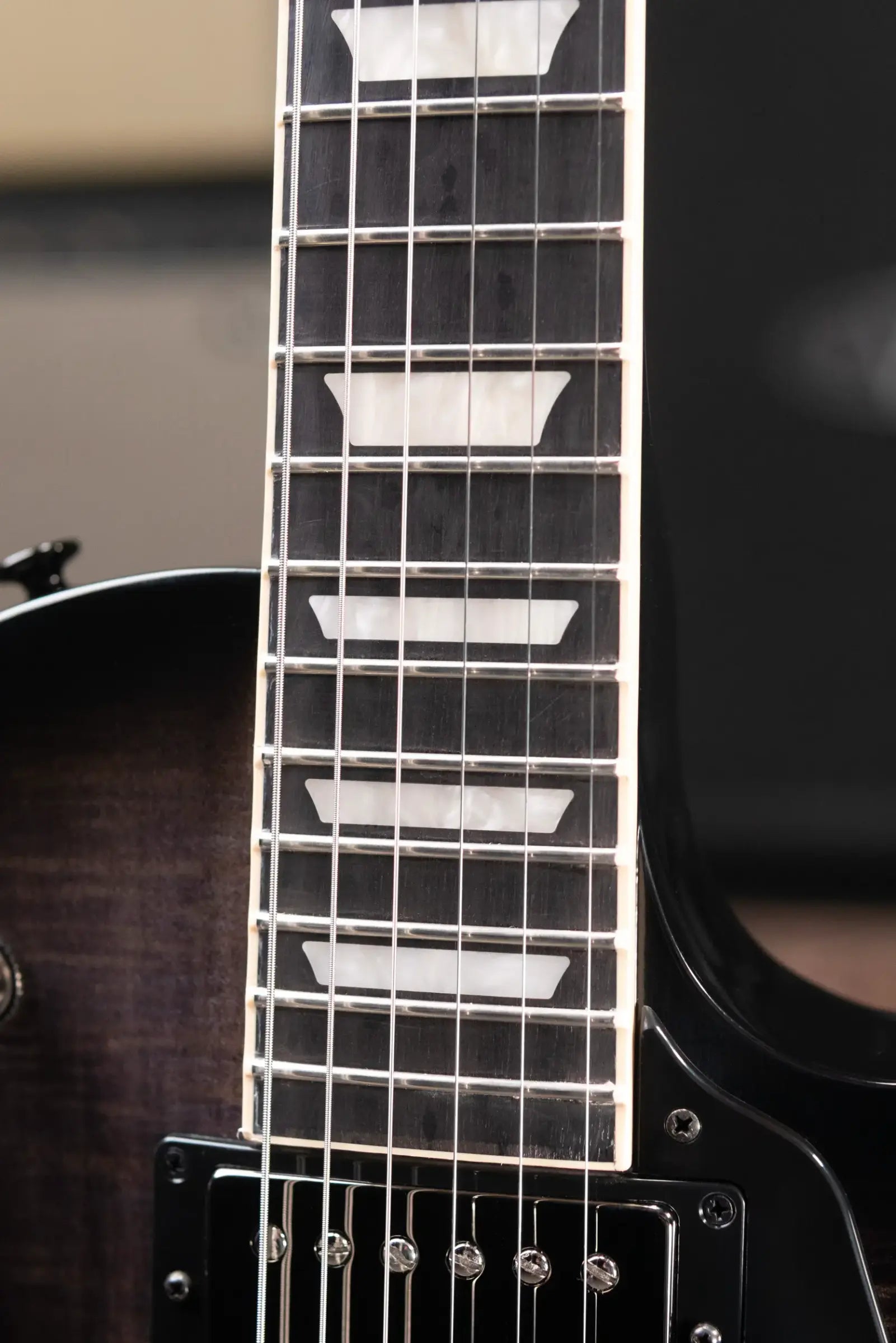 Gibson Les Paul Studio Session Electric Guitar - Translucent Ebony Burst with Gig Bag