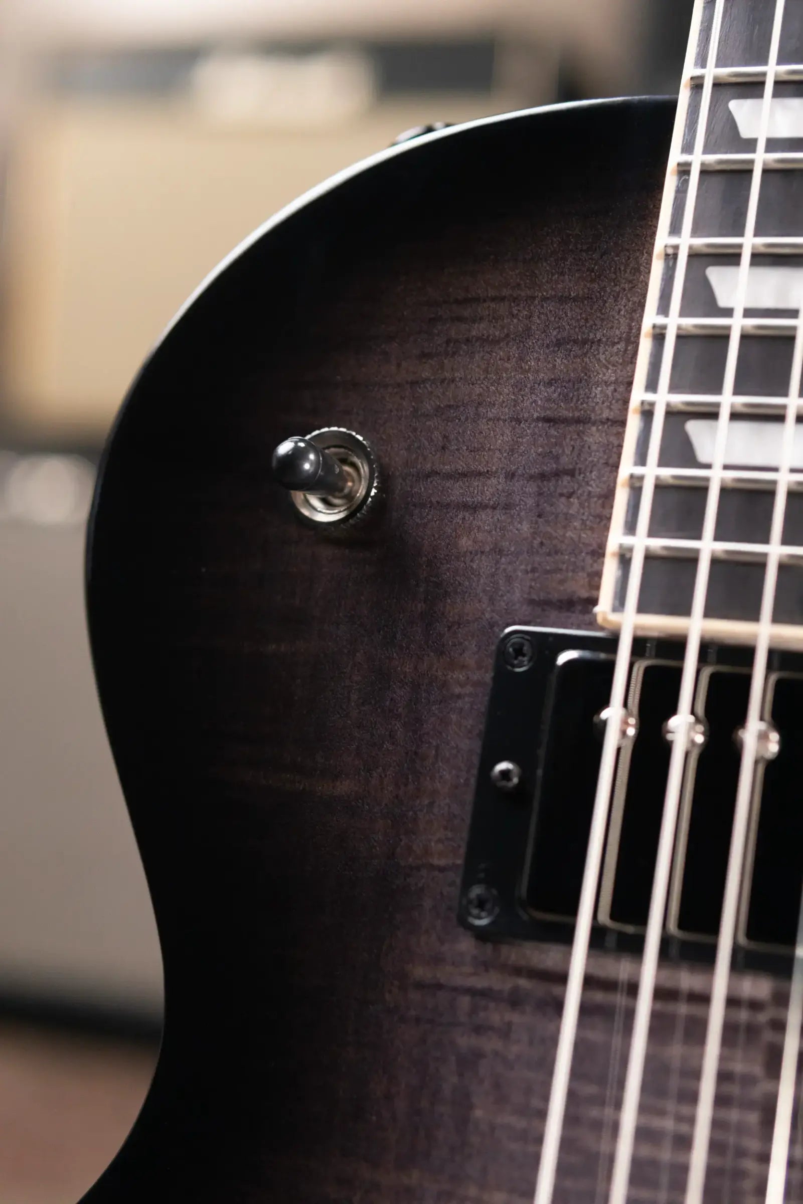 Gibson Les Paul Studio Session Electric Guitar - Translucent Ebony Burst with Gig Bag