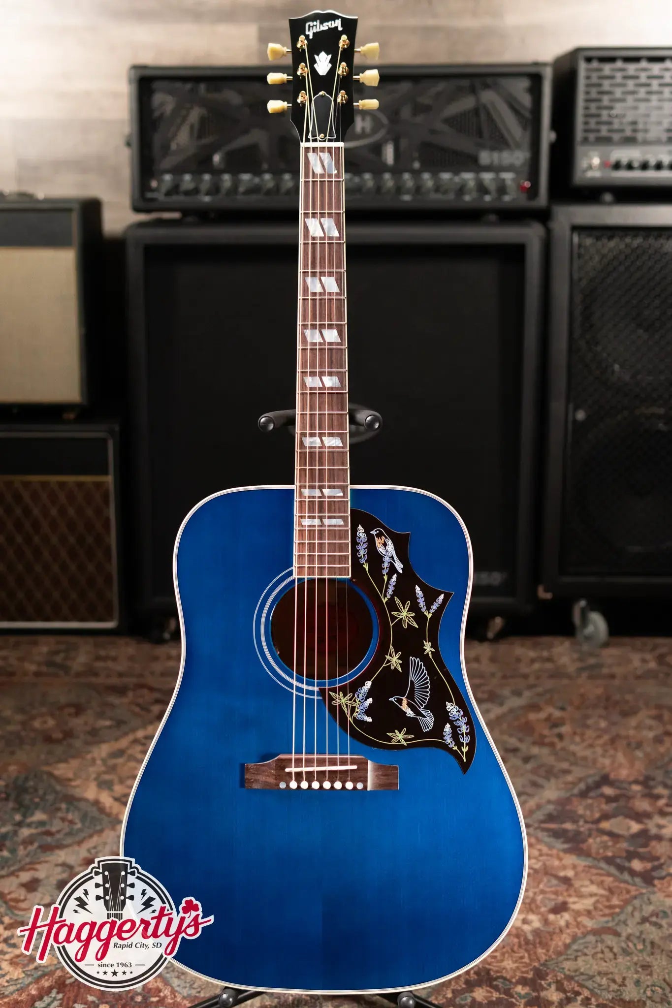 Gibson Miranda Lambert Bluebird Signature Acoustic/Electric Guitar - Bluebonnet with Hardshell Case