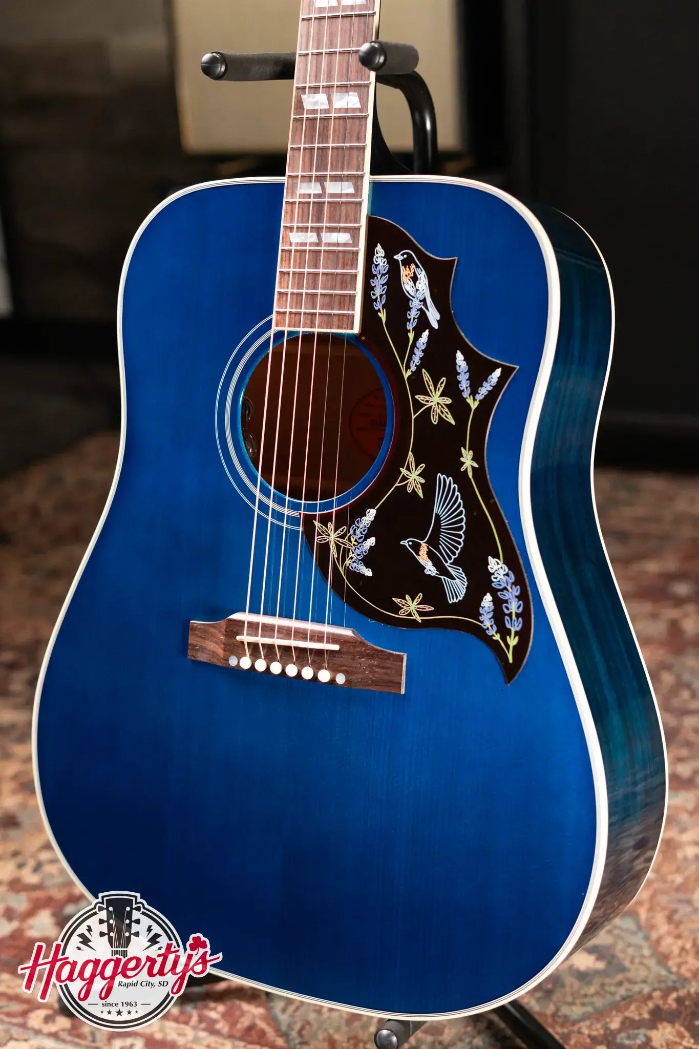 Gibson Miranda Lambert Bluebird Signature Acoustic/Electric Guitar - Bluebonnet with Hardshell Case