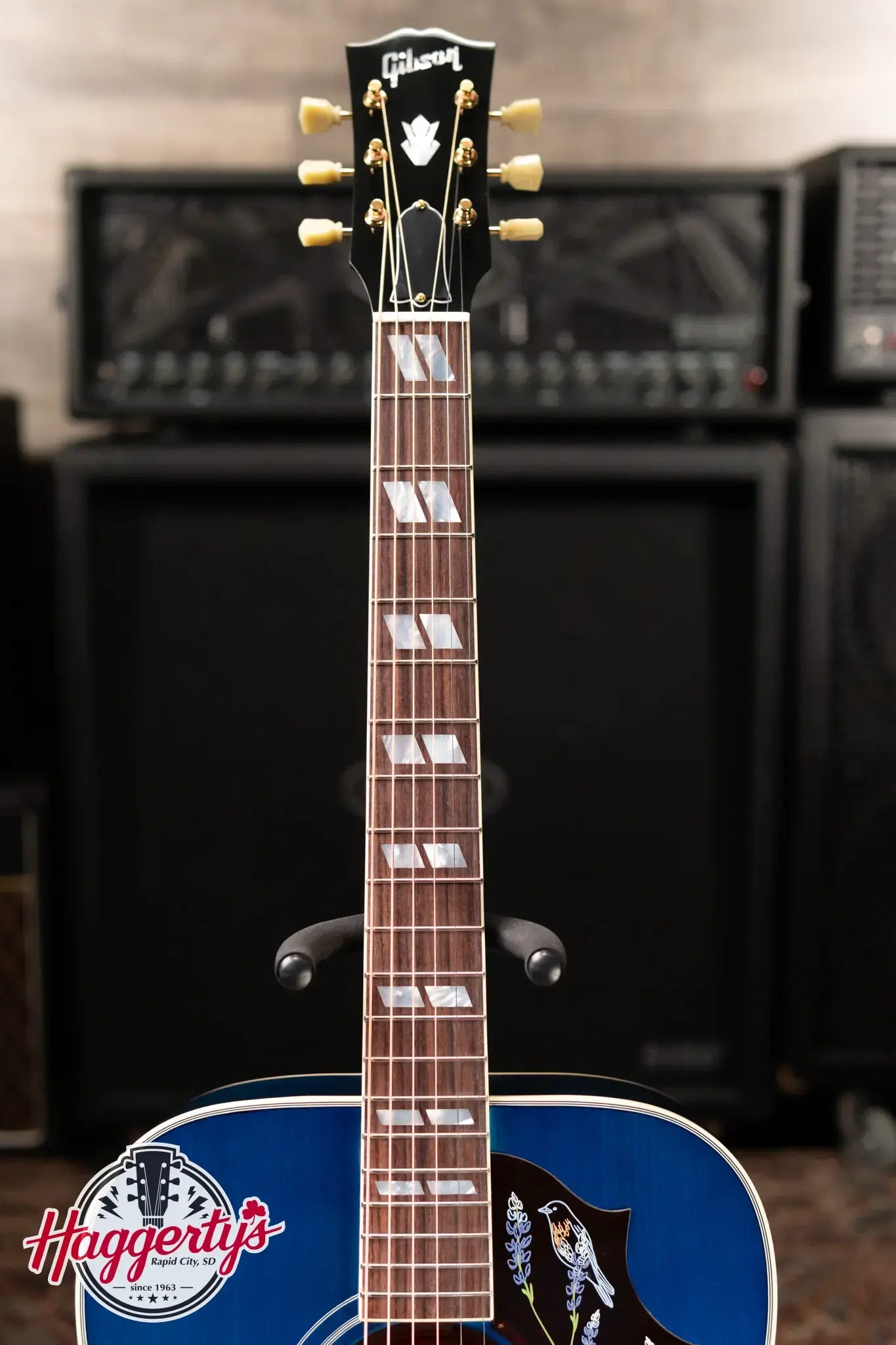 Gibson Miranda Lambert Bluebird Signature Acoustic/Electric Guitar - Bluebonnet with Hardshell Case