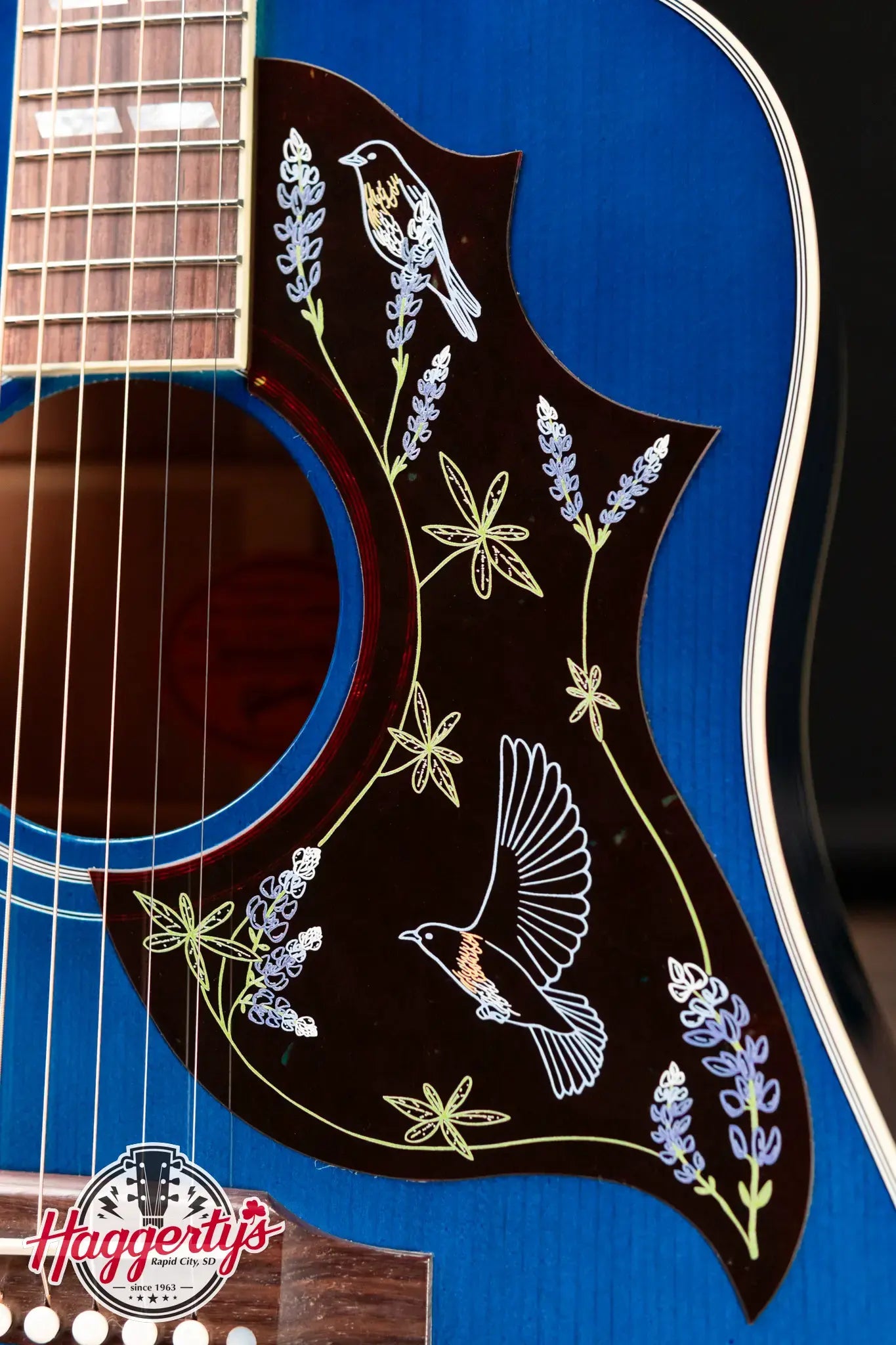 Gibson Miranda Lambert Bluebird Signature Acoustic/Electric Guitar - Bluebonnet with Hardshell Case