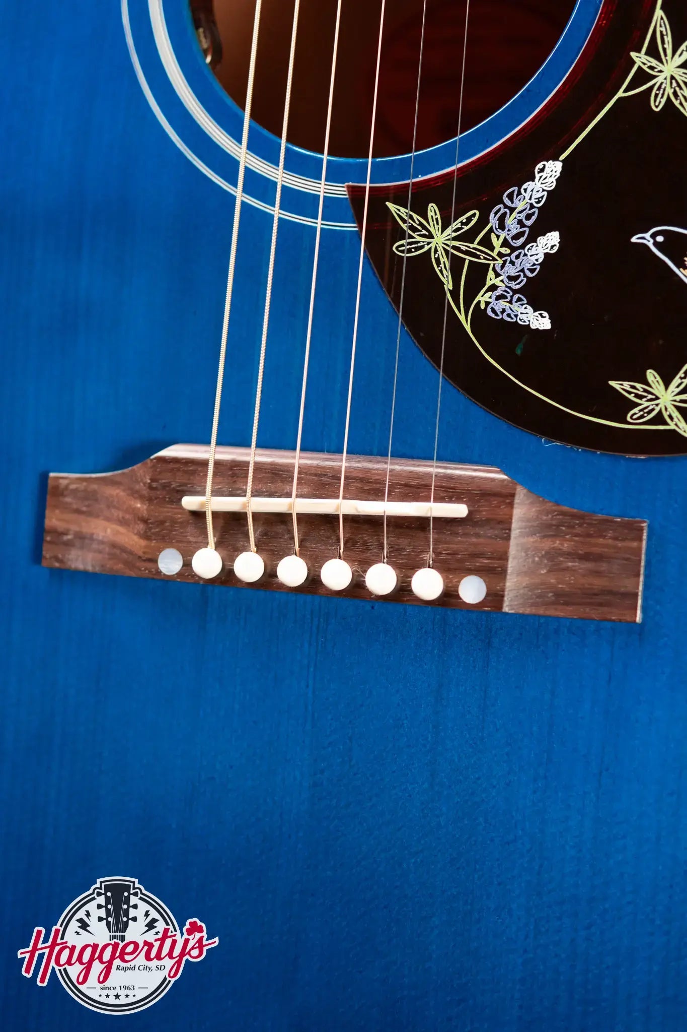 Gibson Miranda Lambert Bluebird Signature Acoustic/Electric Guitar - Bluebonnet with Hardshell Case