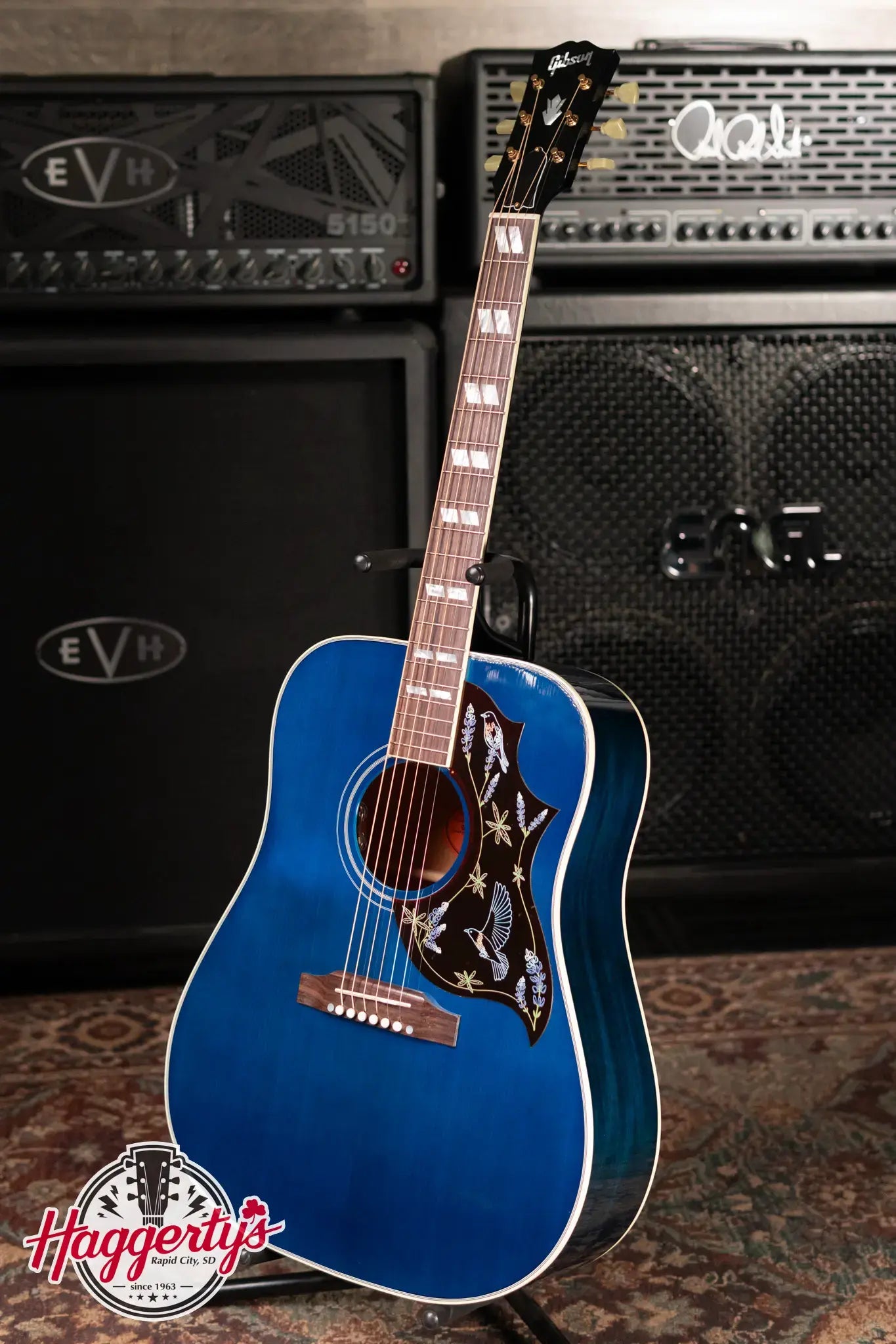 Gibson Miranda Lambert Bluebird Signature Acoustic/Electric Guitar - Bluebonnet with Hardshell Case