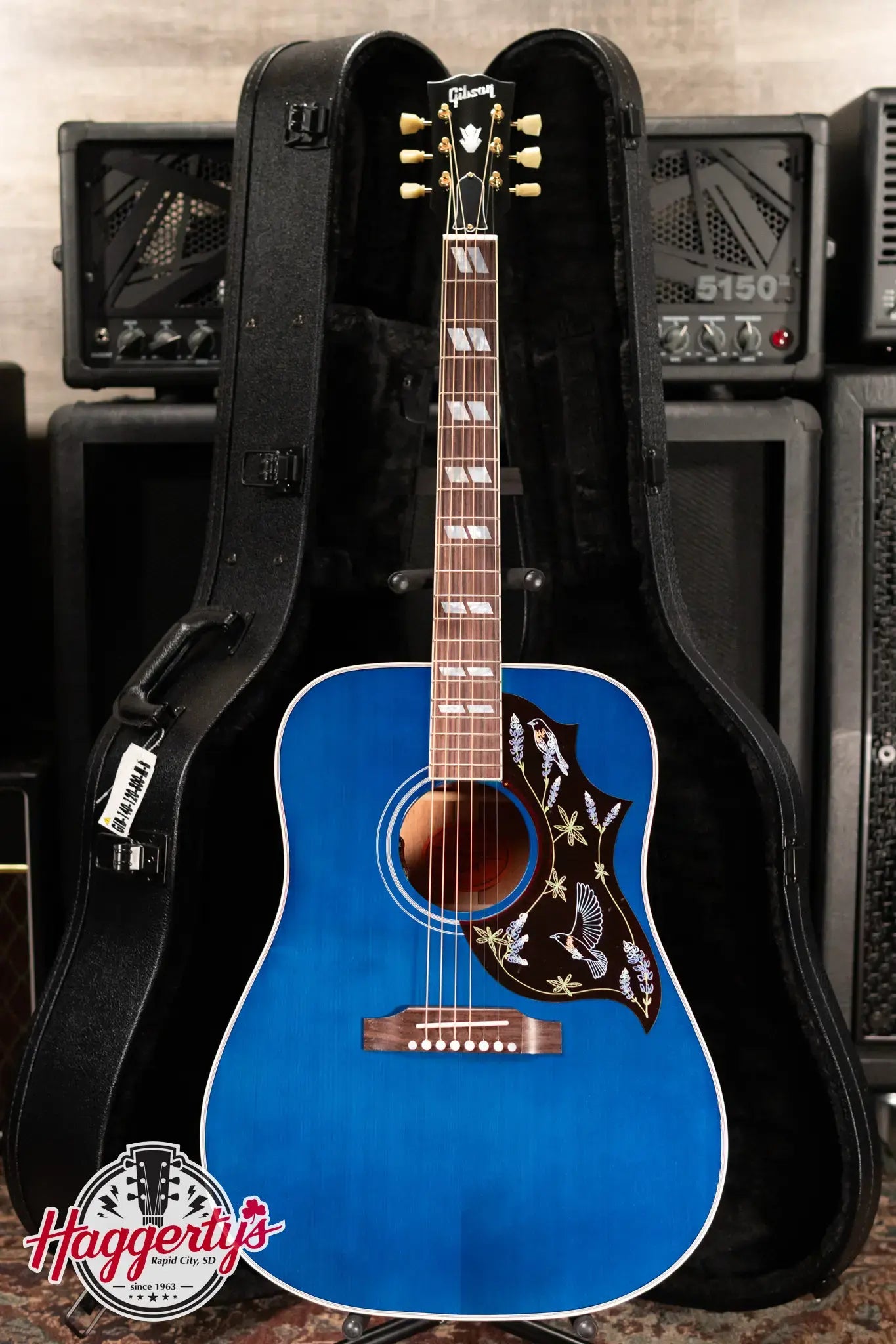 Gibson Miranda Lambert Bluebird Signature Acoustic/Electric Guitar - Bluebonnet with Hardshell Case
