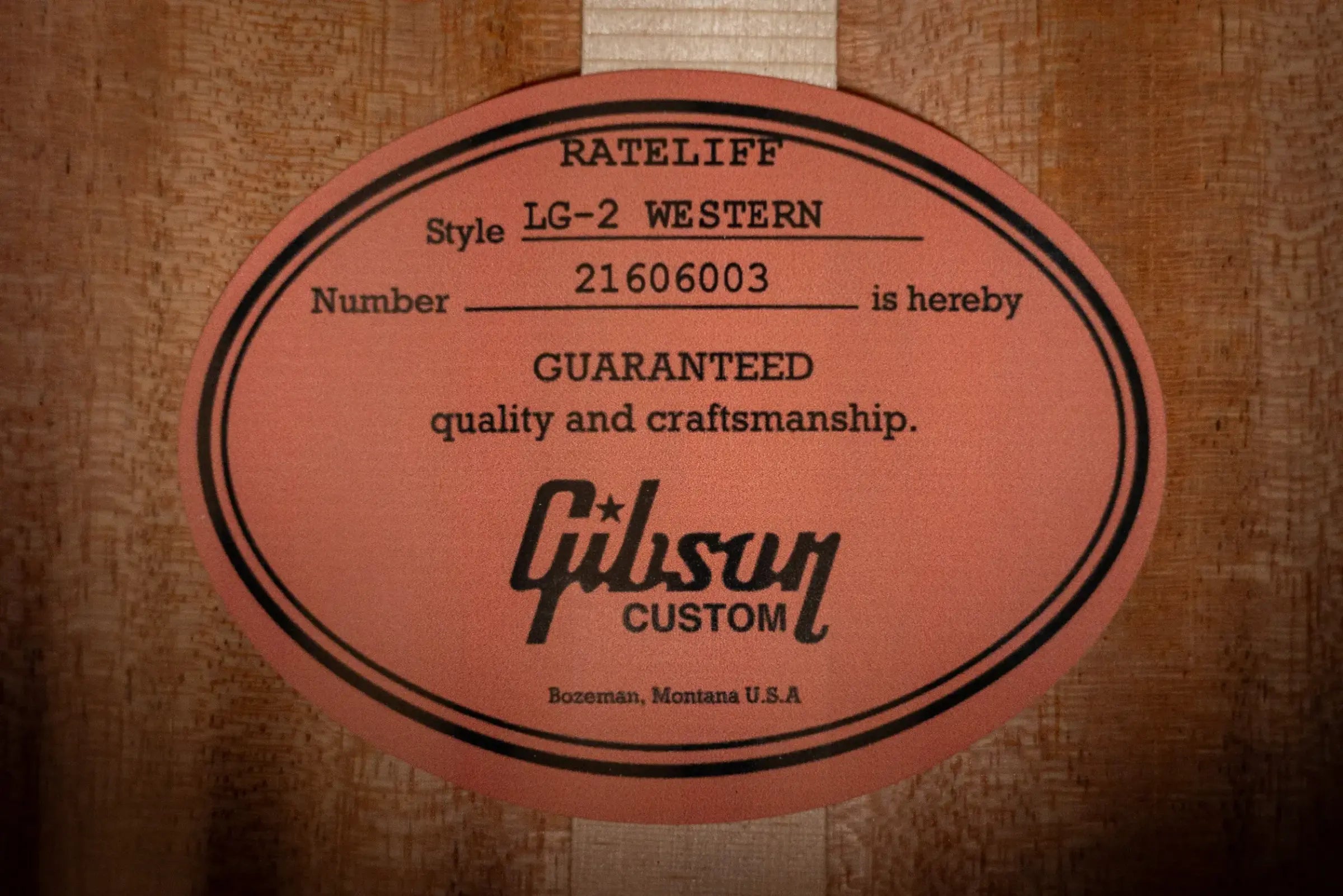 Gibson Nathaniel Rateliff Signature LG-2 Western Acoustic/Electric Guitar - Vintage Sunburst with Hardshell Case