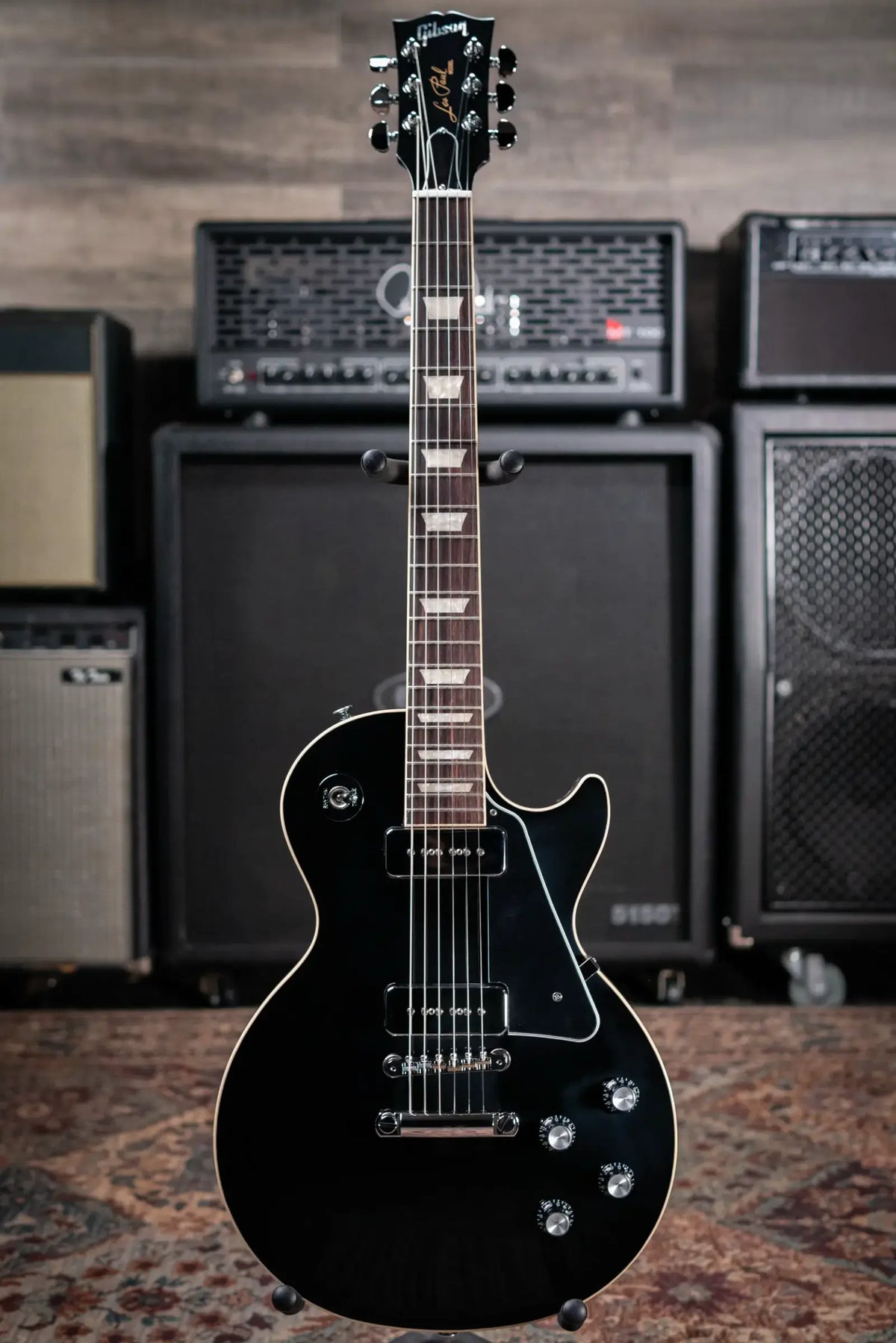 Gibson Noel Gallagher Signature Les Paul Standard Electric Guitar - Ebony with Hardshell Case - Demo