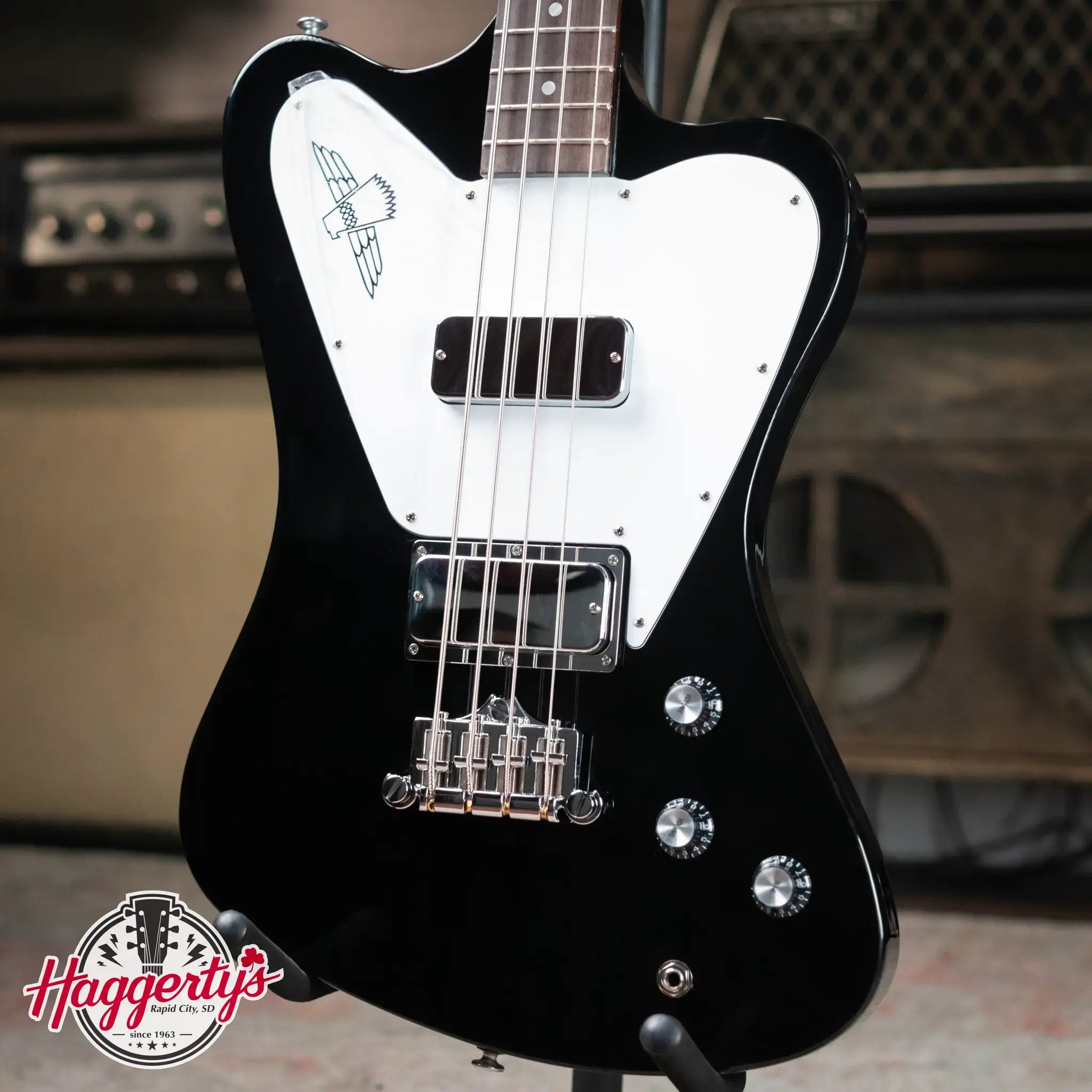 Gibson Non-Reverse Thunderbird - Ebony with Hardshell Case