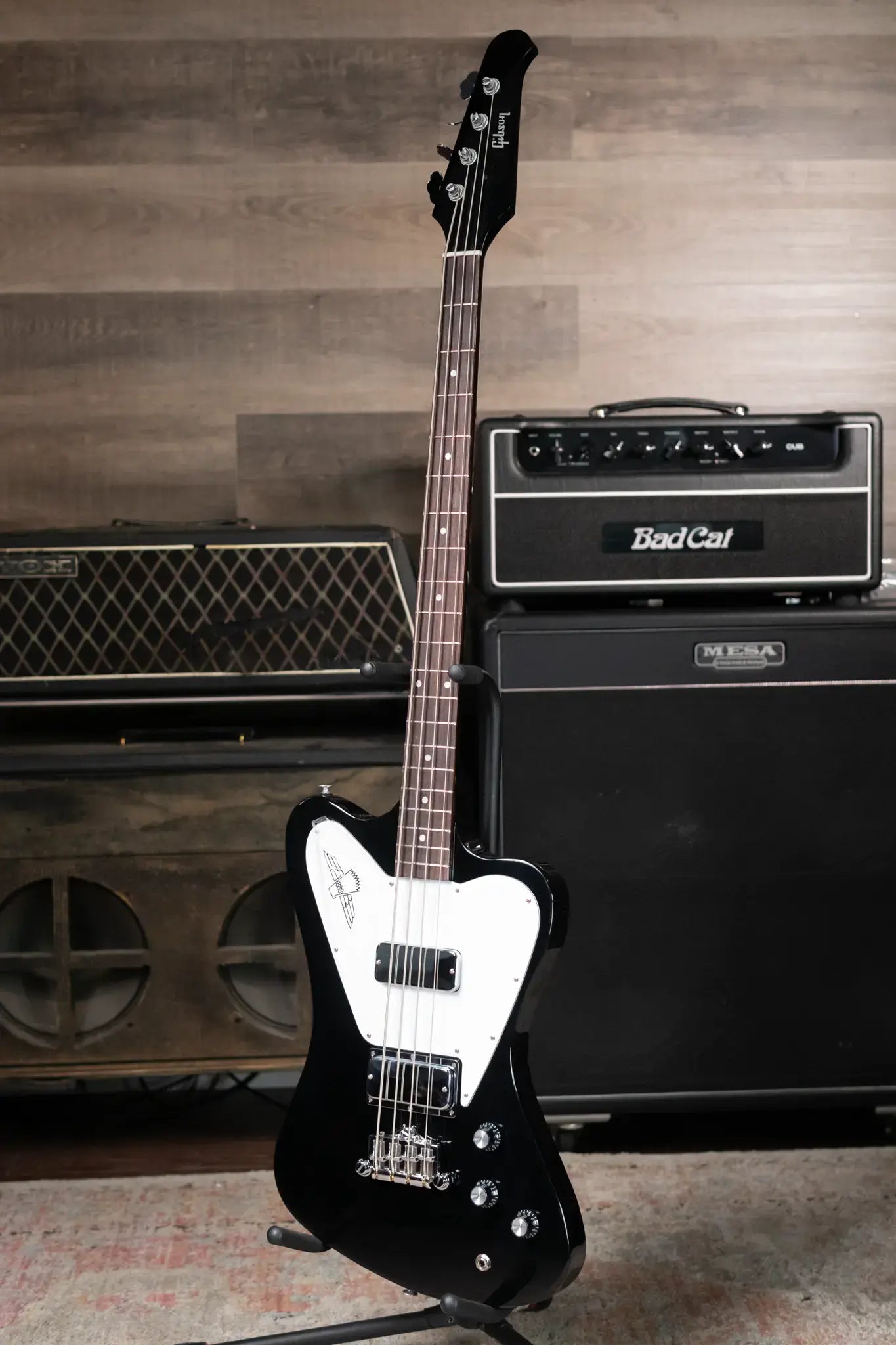 Gibson Non-Reverse Thunderbird - Ebony with Hardshell Case