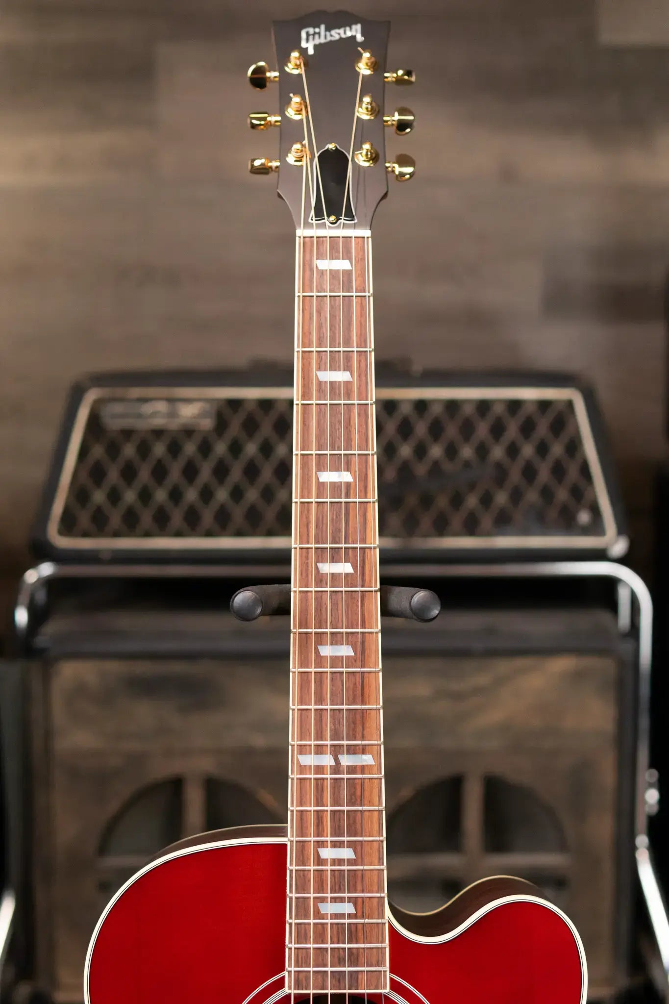 Gibson Parlor Rosewood EC Acoustic/Electric Guitar - Rosewood Burst with Hardshell Case