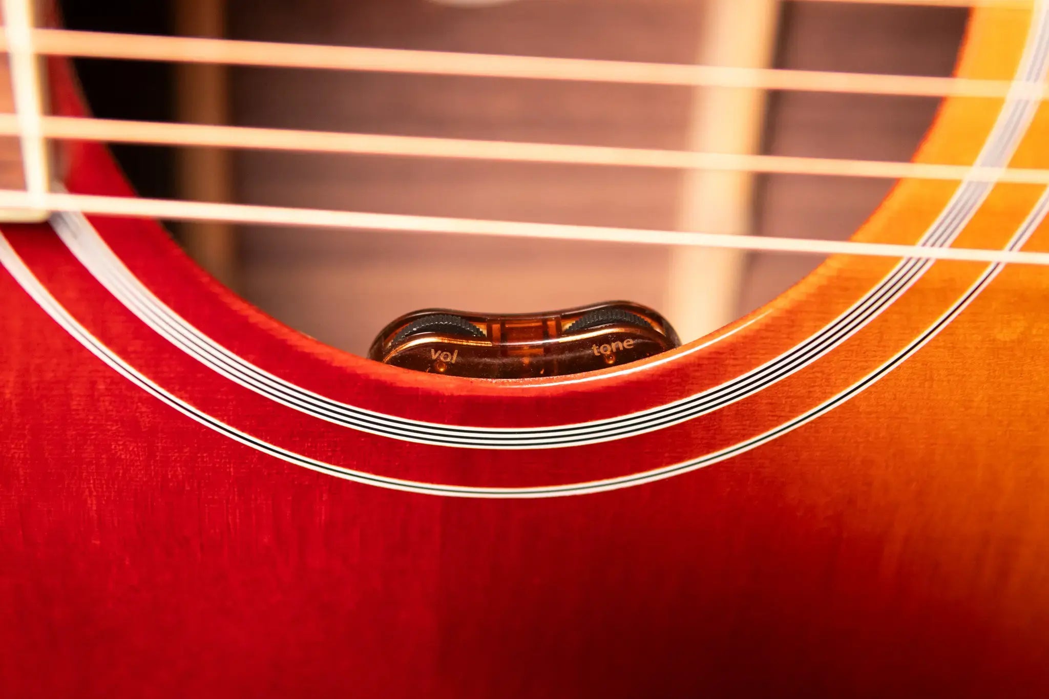 Gibson Parlor Rosewood EC Acoustic/Electric Guitar - Rosewood Burst with Hardshell Case