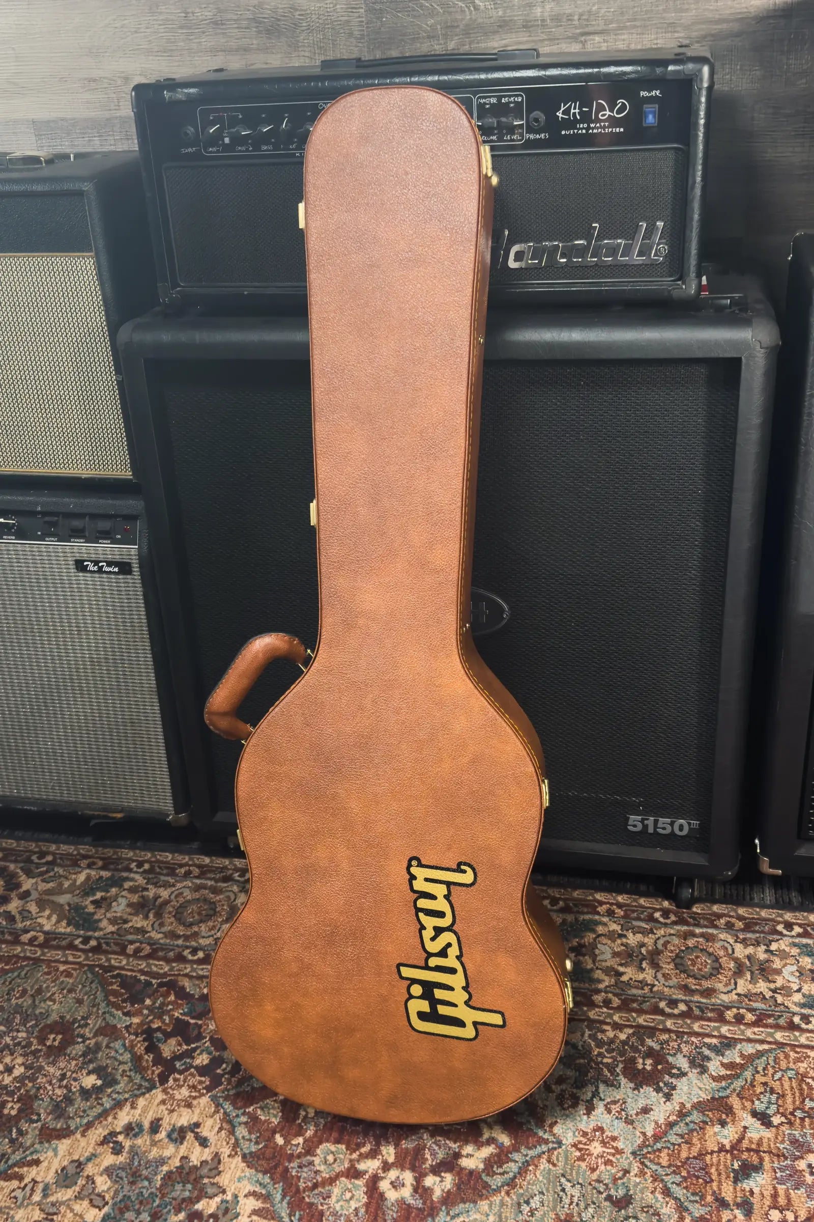 Gibson SG Standard '61 Faded Maestro Vibrola Electric Guitar - Vintage Cherry with Hardshell Case