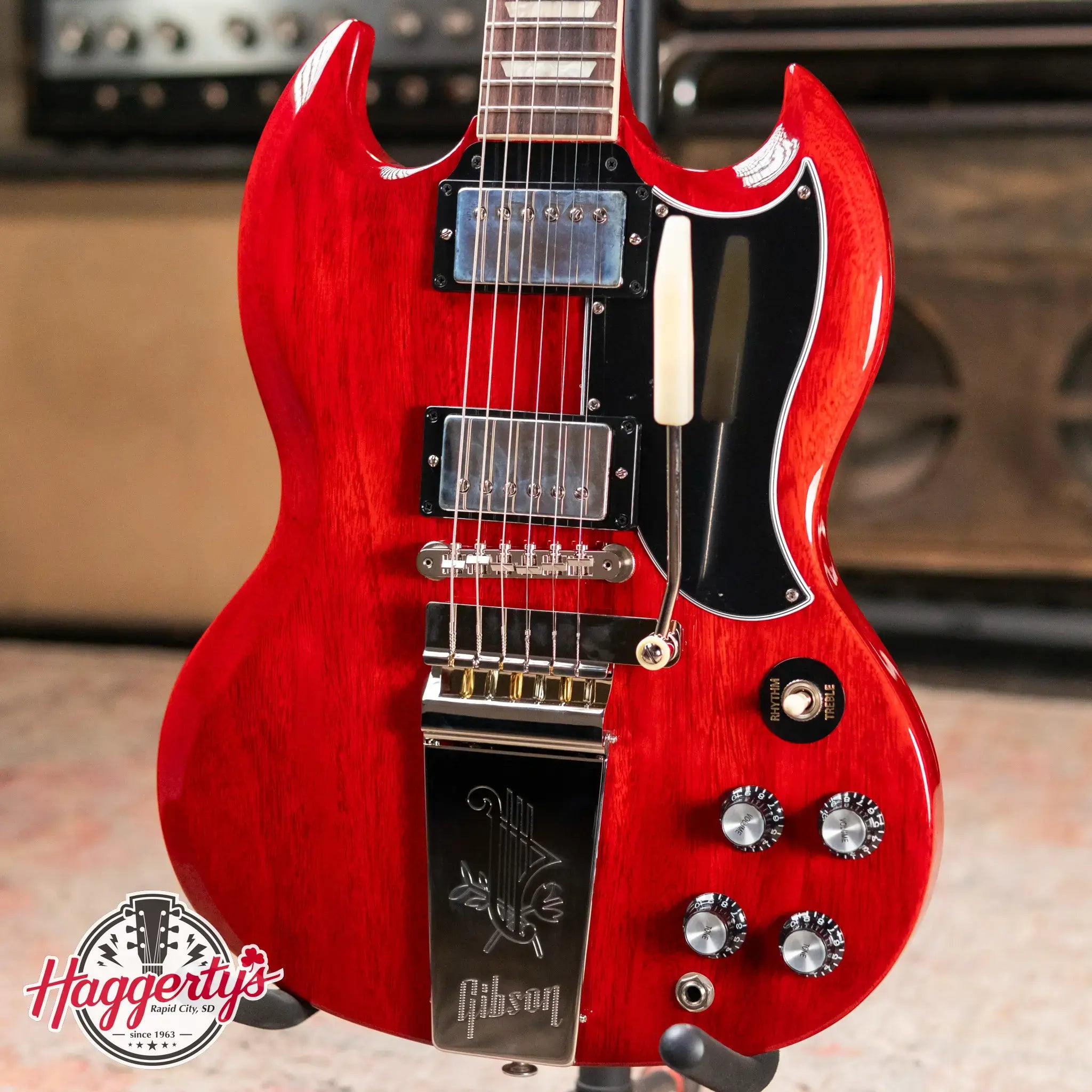 ギター Gibson SG standard 61 maestro vibrola Gibson SG Standard '61 Maestro Vibrola Electric Guitar
