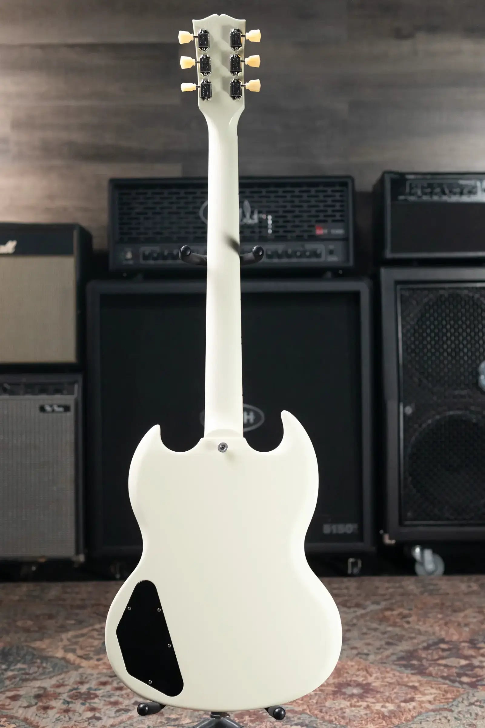 Gibson SG Standard '61 Stop Bar Electric Guitar - Classic White with Hardshell Case