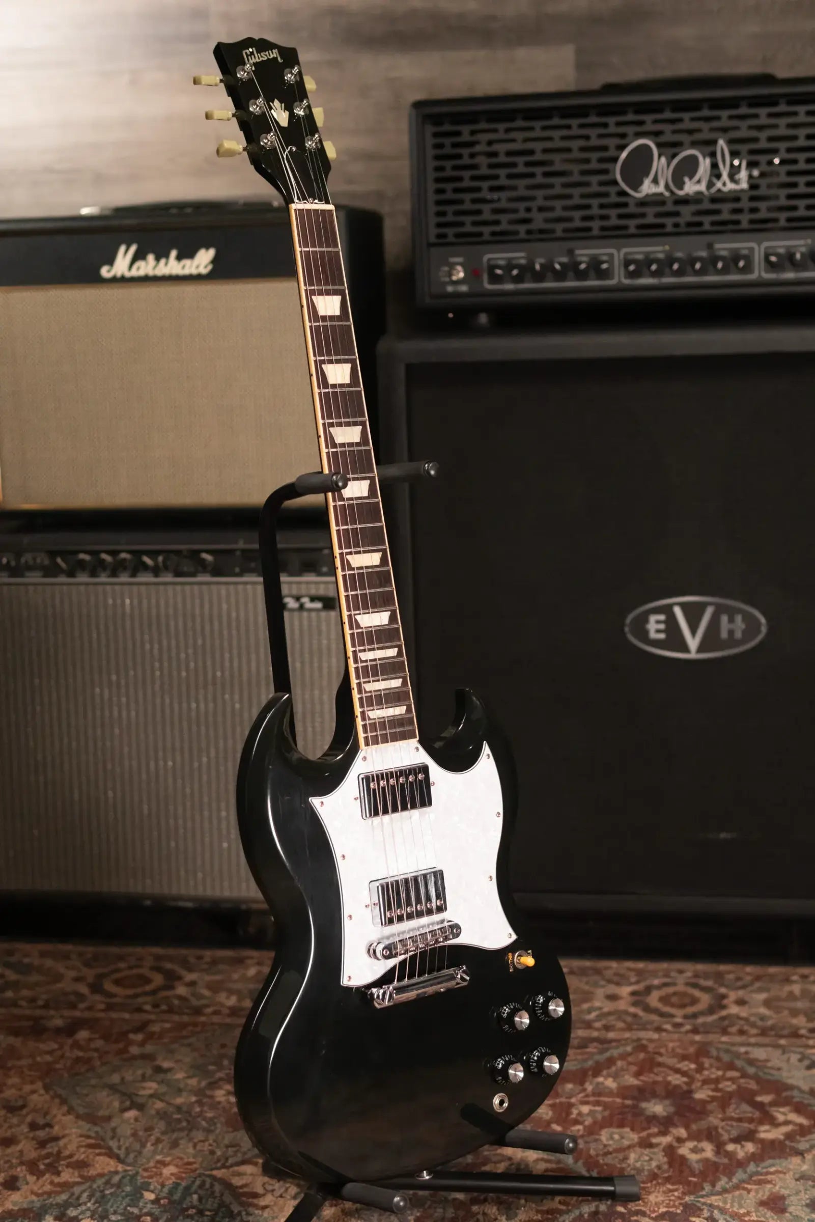 Gibson SG Standard Electric Guitar - Ebony with Gig Bag - Used